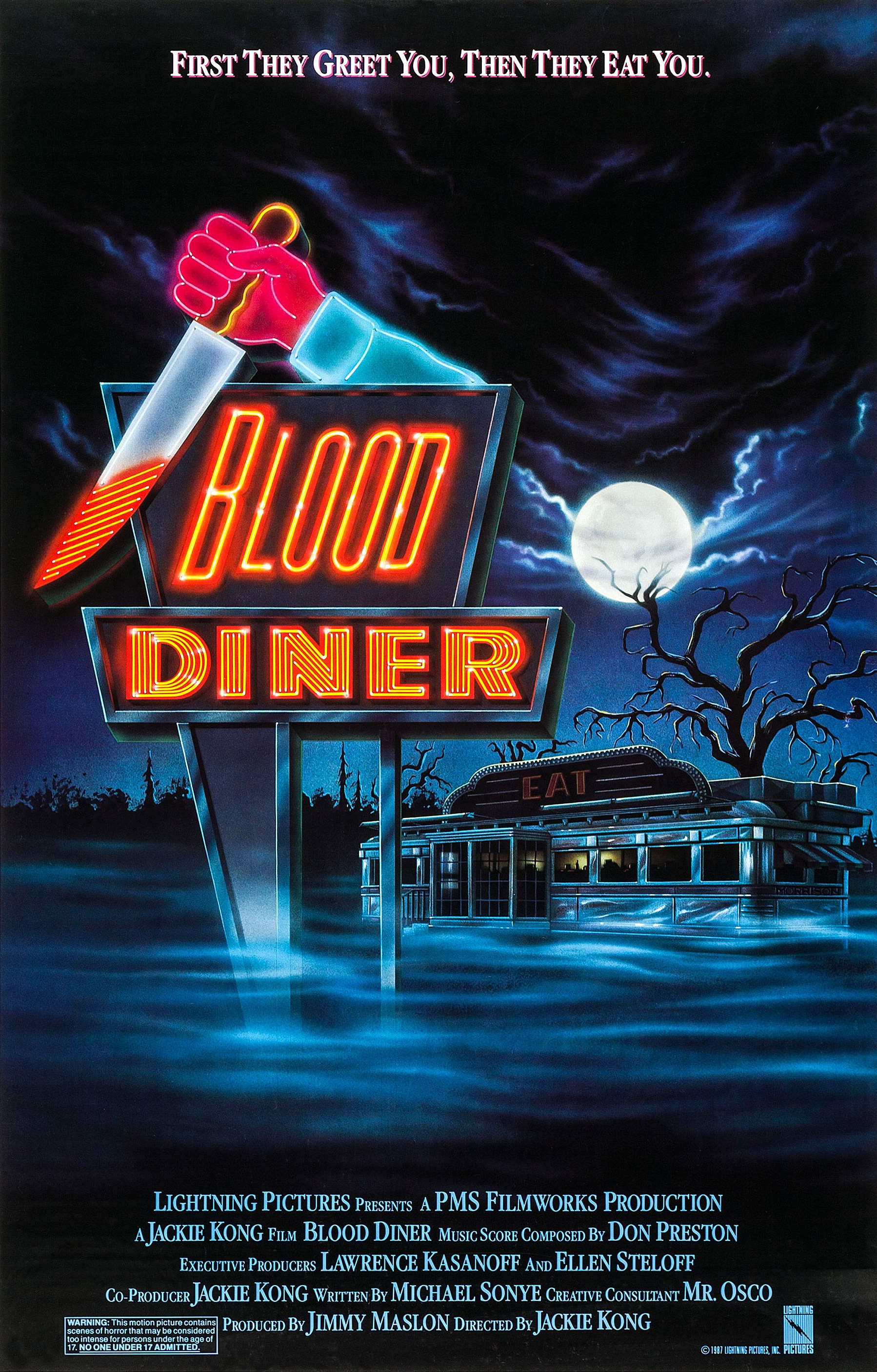 Mega Sized Movie Poster Image for Blood Diner 