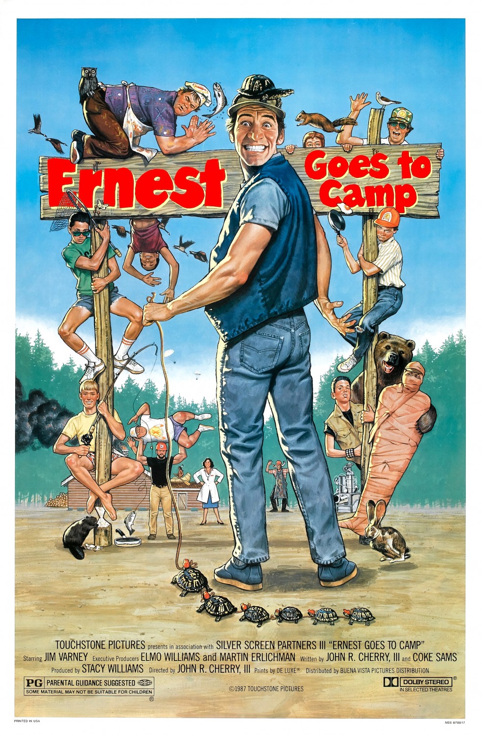 Extra Large Movie Poster Image for Ernest Goes to Camp 