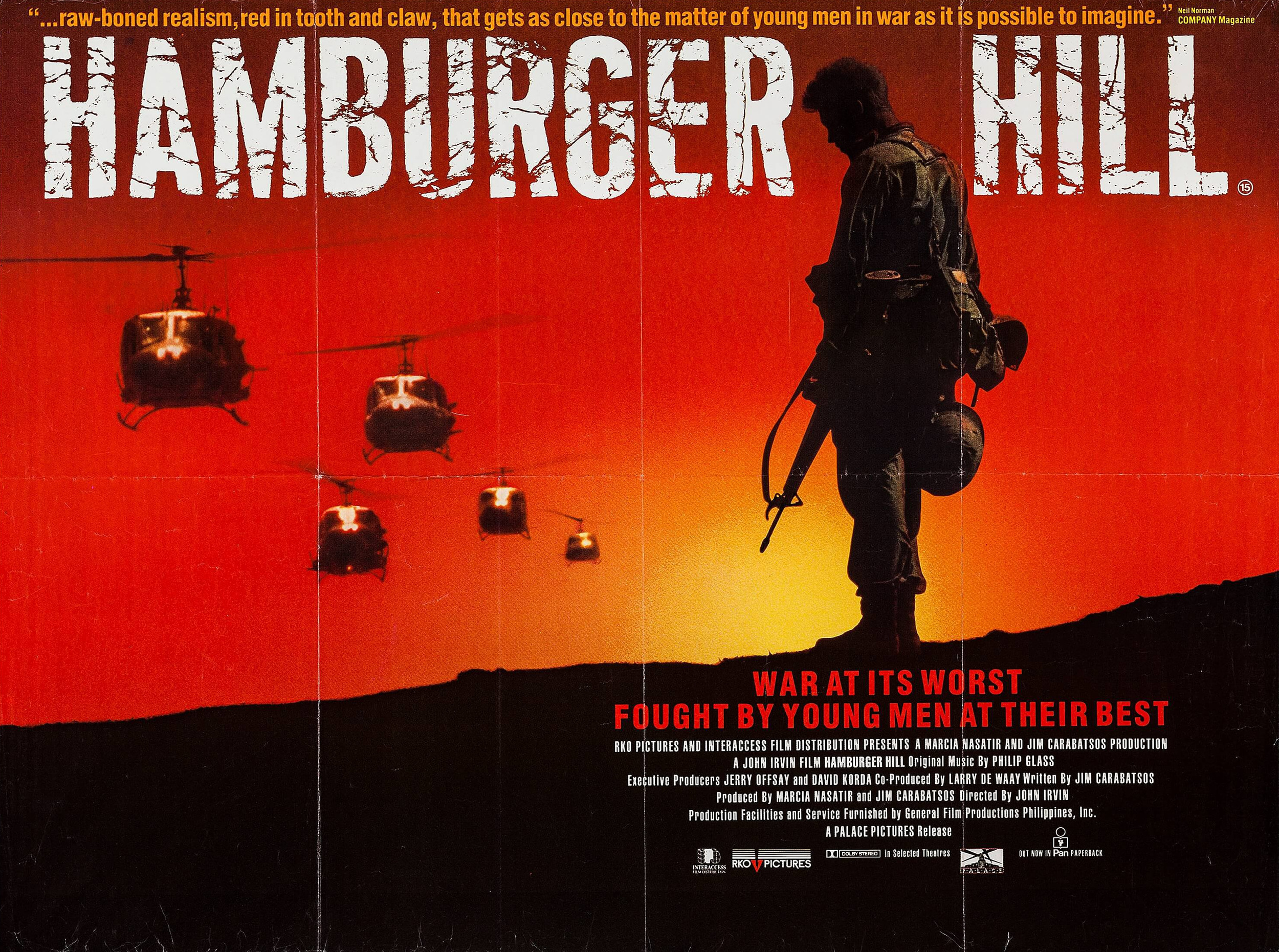 Mega Sized Movie Poster Image for Hamburger Hill (#3 of 3)