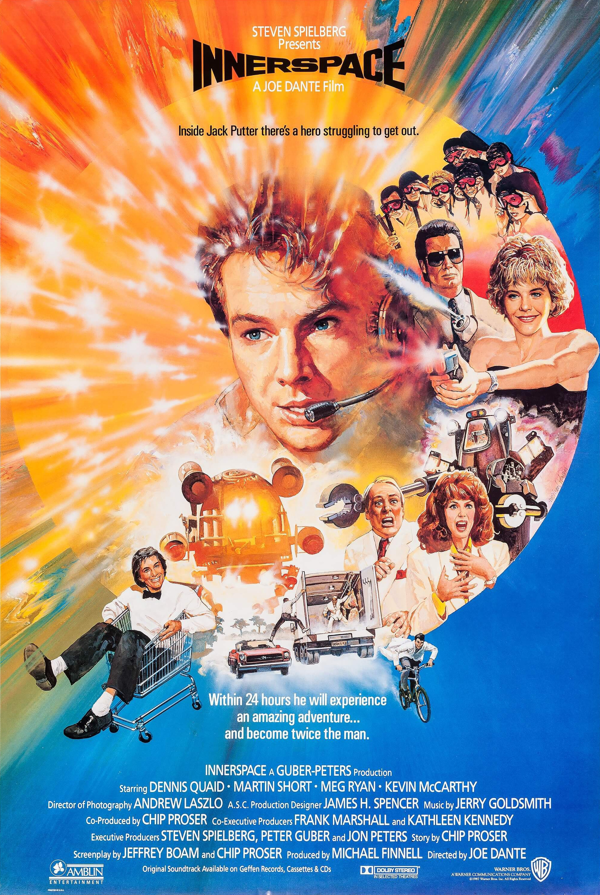 Mega Sized Movie Poster Image for Innerspace (#2 of 5)