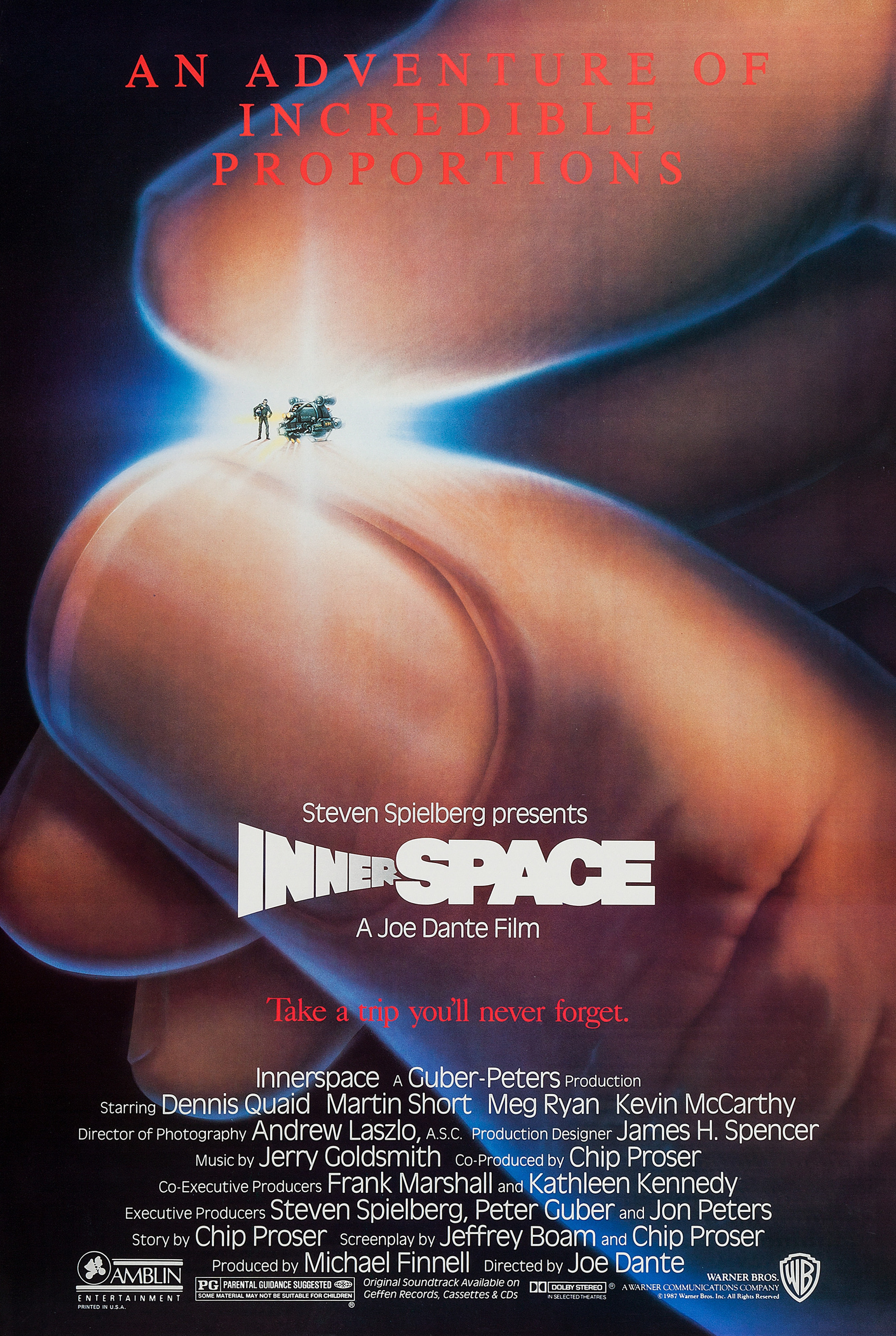 Mega Sized Movie Poster Image for Innerspace (#1 of 5)