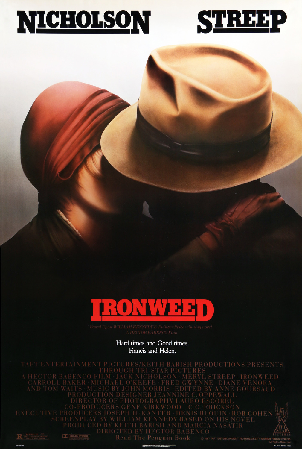 Extra Large Movie Poster Image for Ironweed 