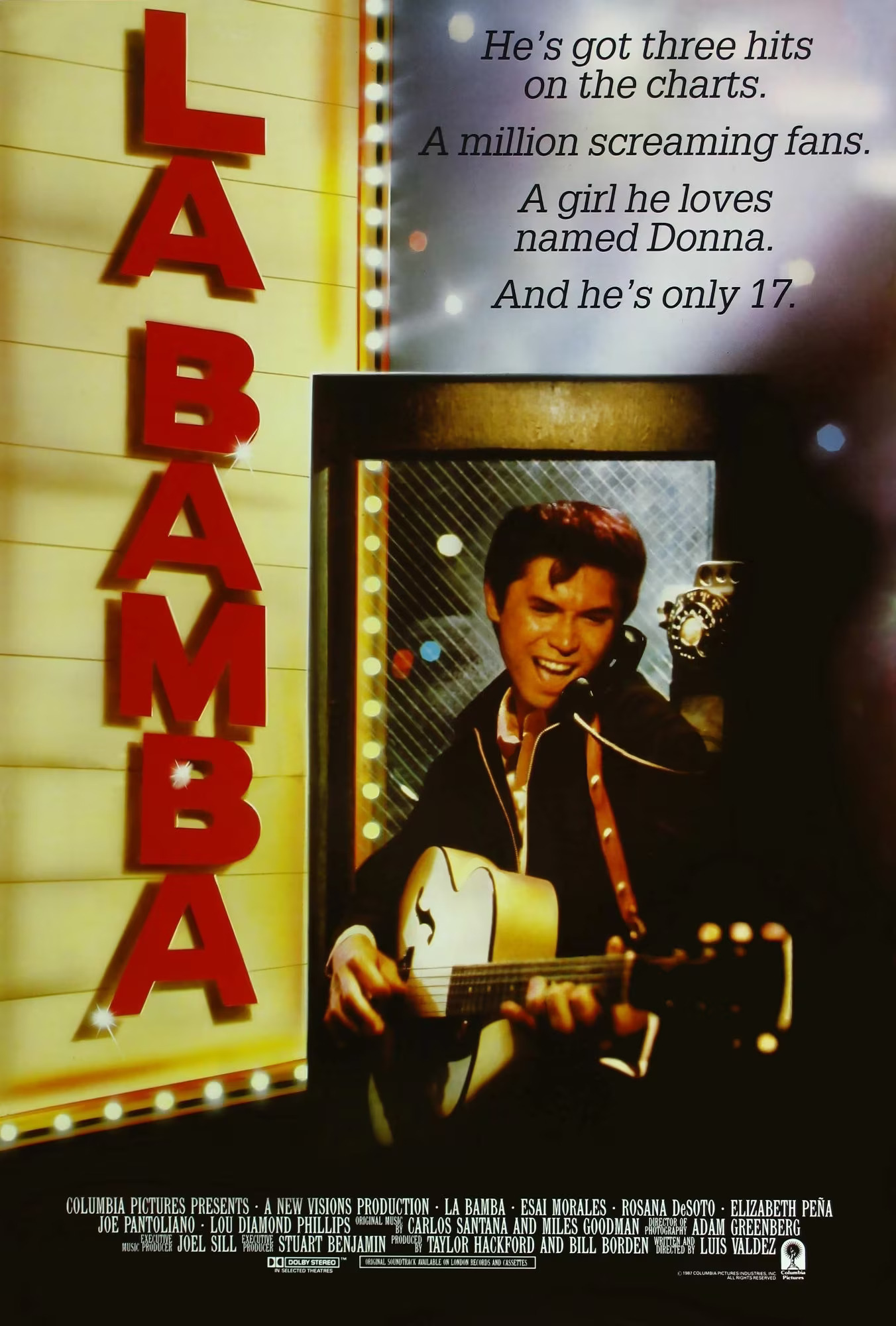 Mega Sized Movie Poster Image for La Bamba (#2 of 2)