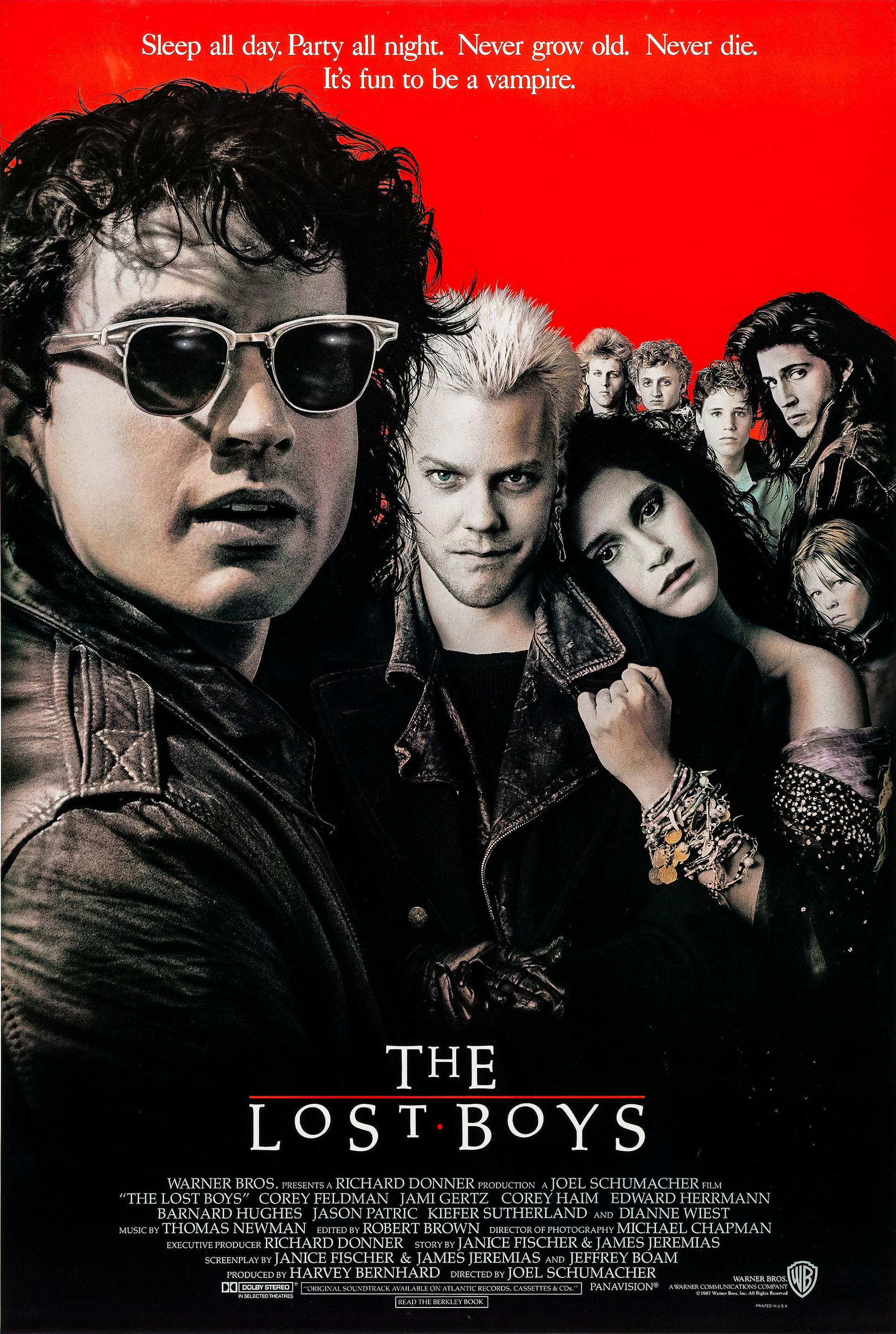 Mega Sized Movie Poster Image for The Lost Boys (#1 of 4)