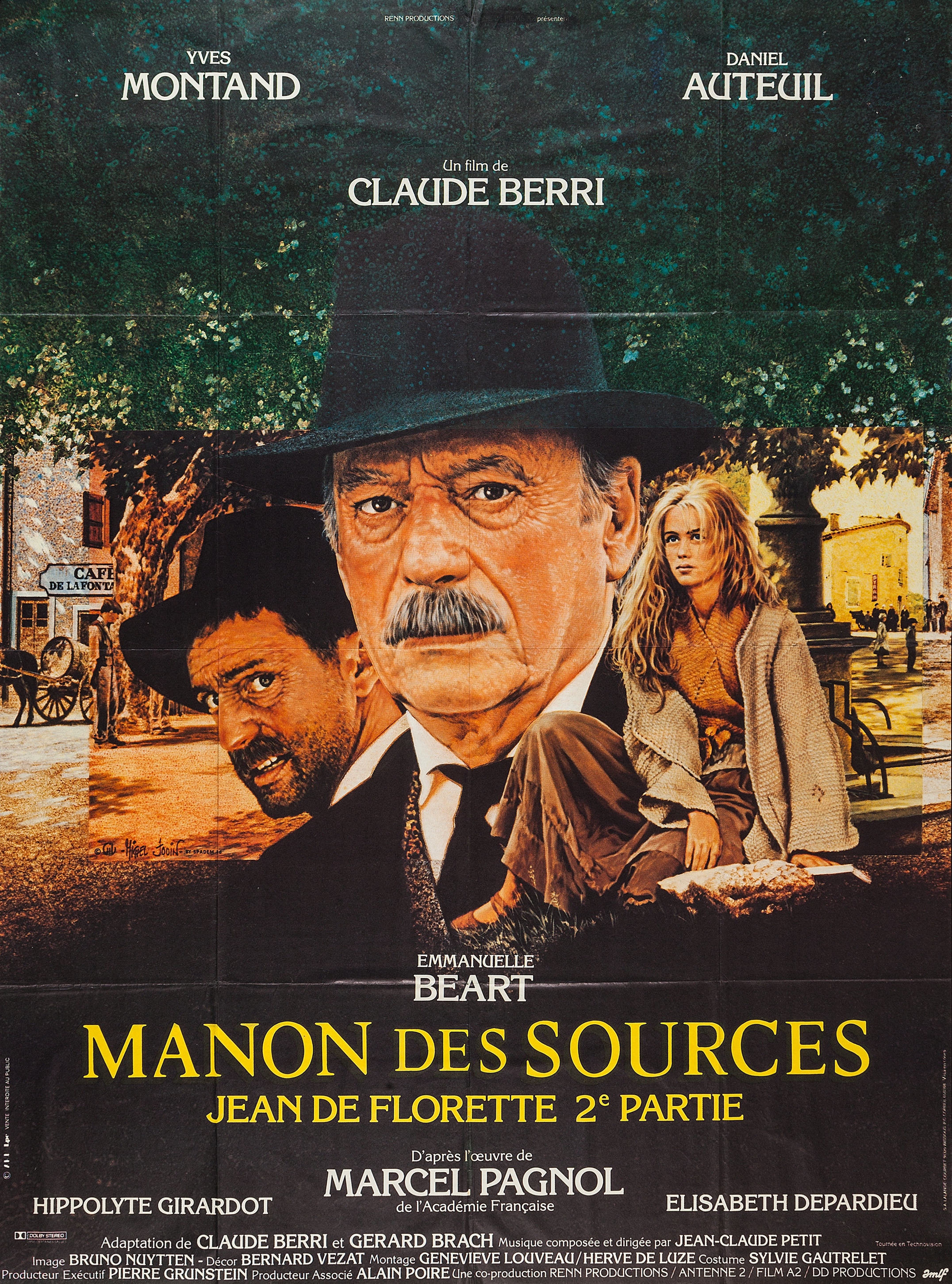 Mega Sized Movie Poster Image for Manon of the Spring (#1 of 2)