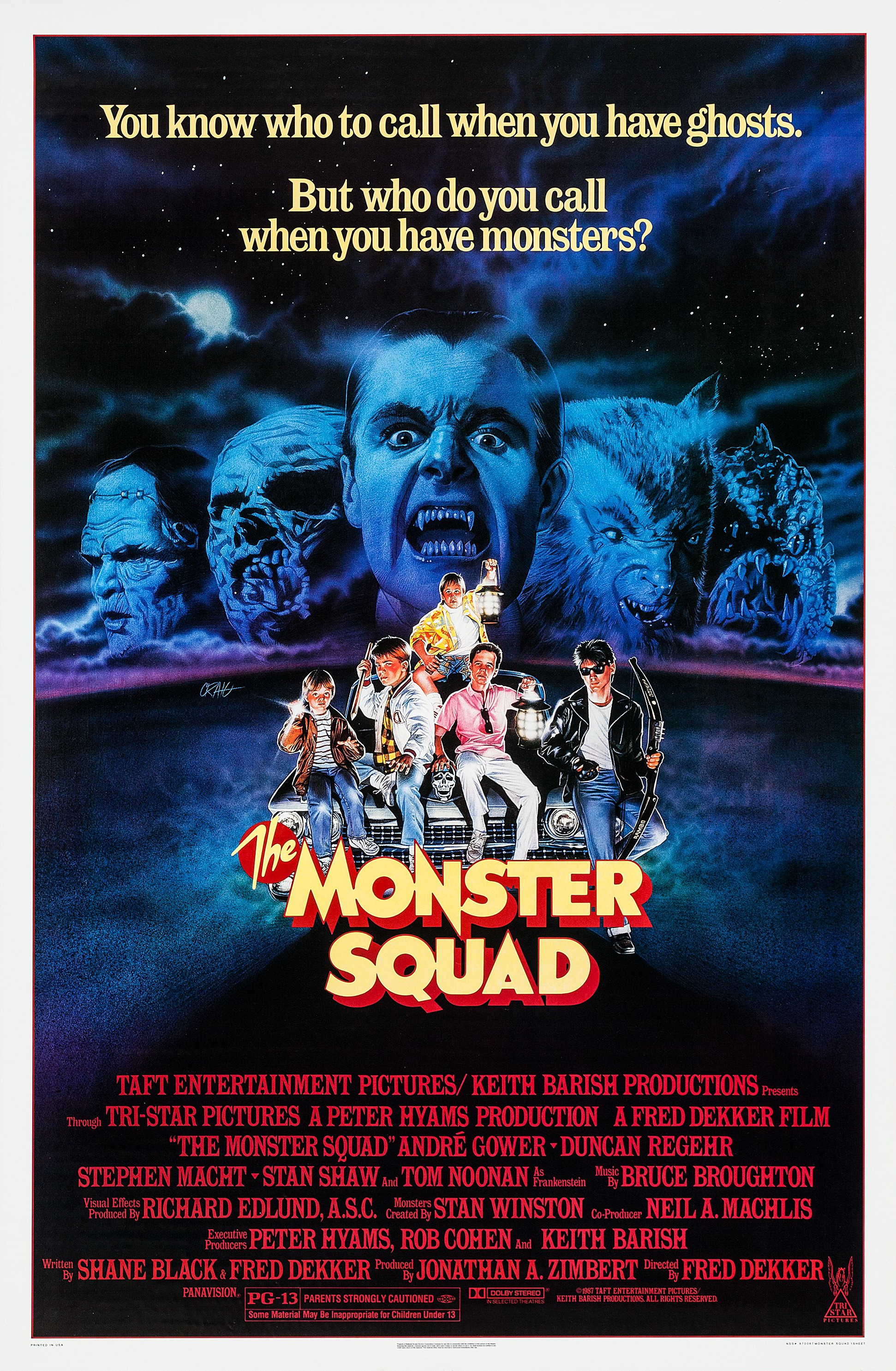 Mega Sized Movie Poster Image for The Monster Squad (#1 of 2)