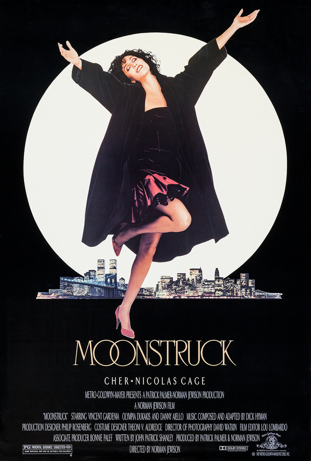 Extra Large Movie Poster Image for Moonstruck (#1 of 4)