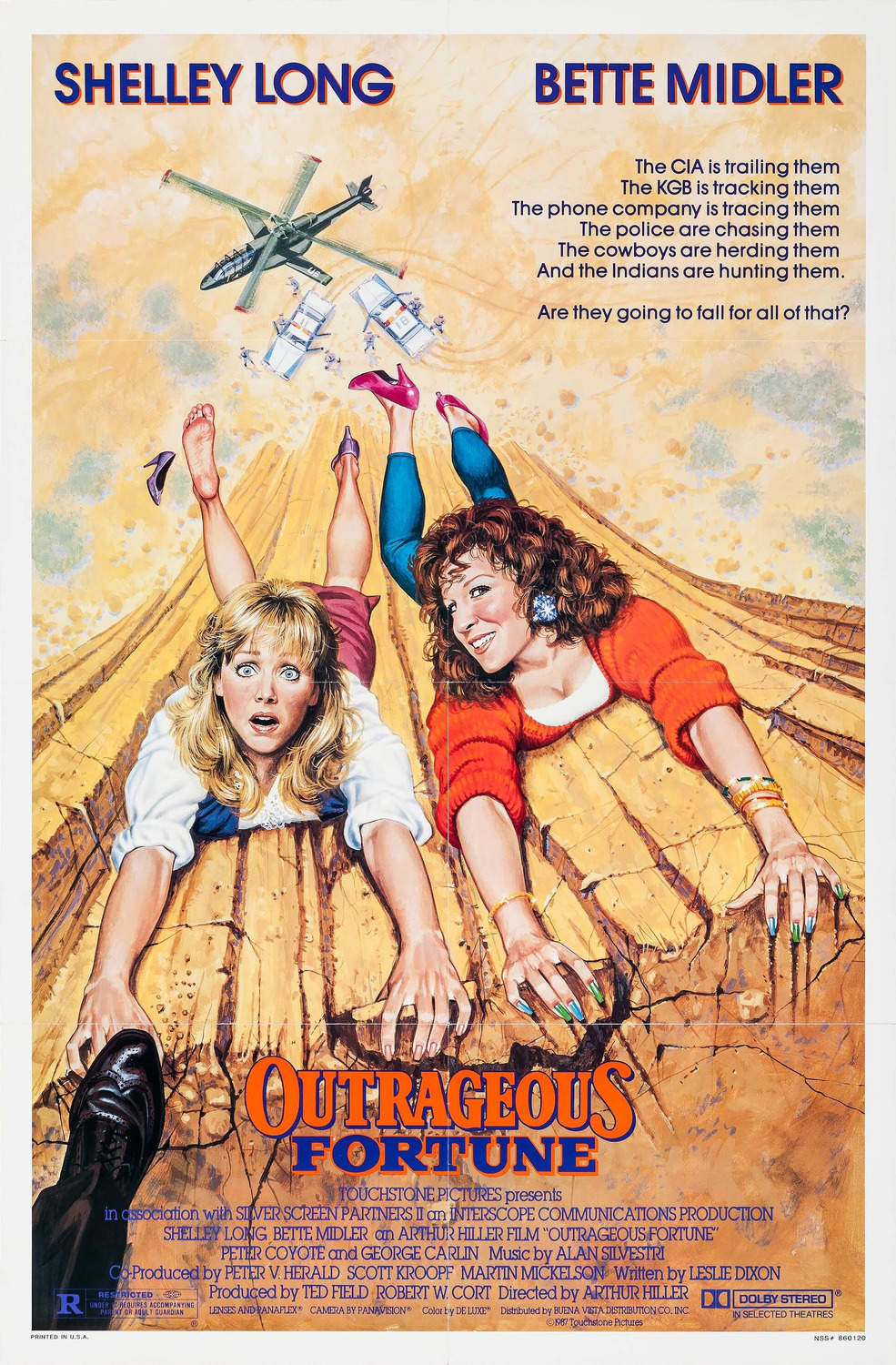 Extra Large Movie Poster Image for Outrageous Fortune (#3 of 3)