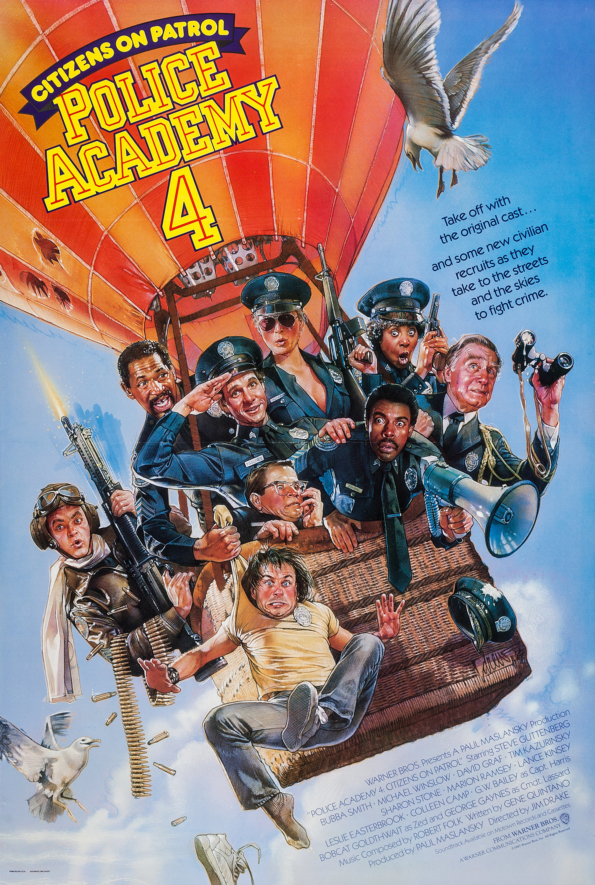 Mega Sized Movie Poster Image for Police Academy 4: Citizens on Patrol 