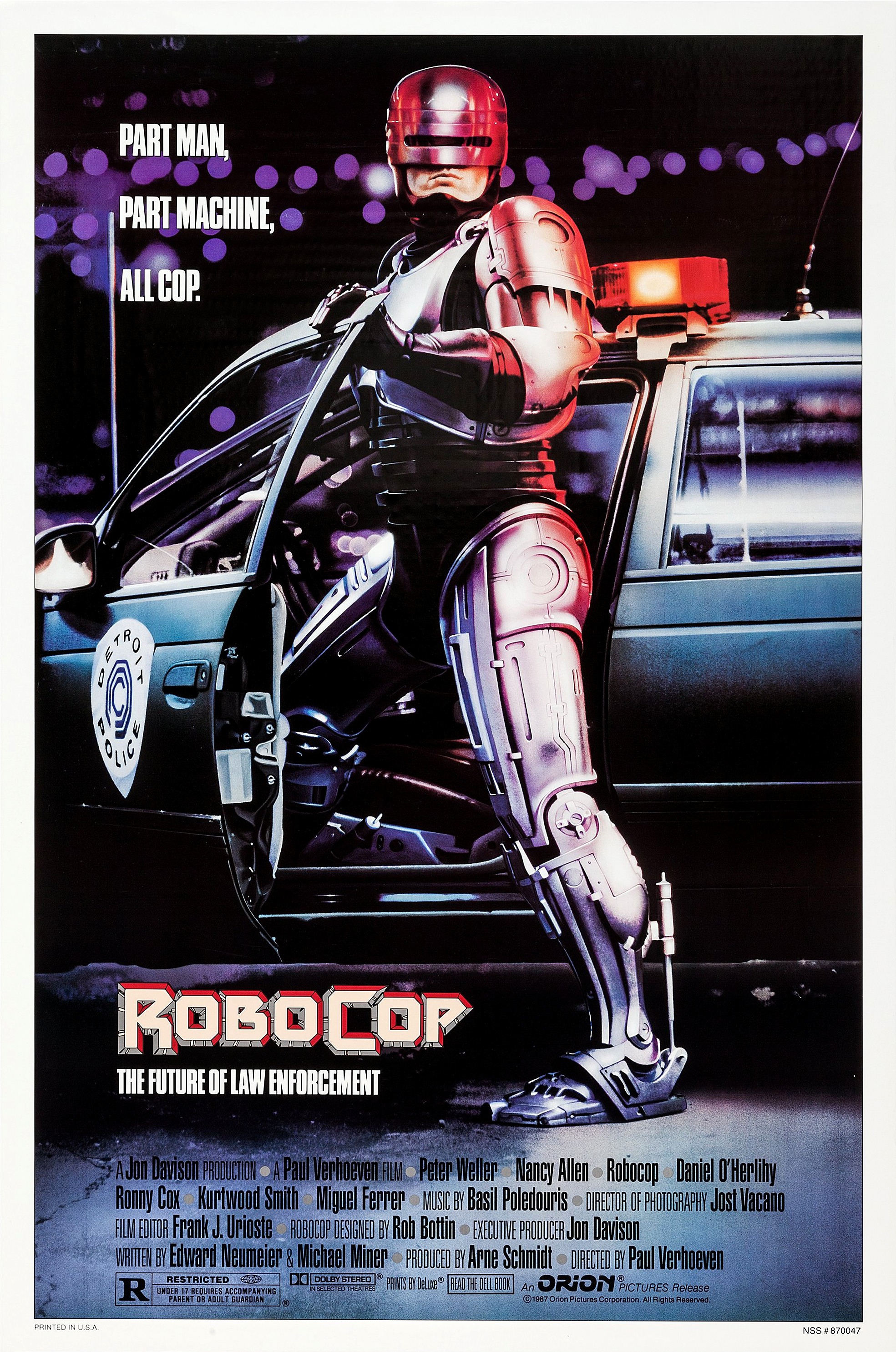 Mega Sized Movie Poster Image for RoboCop (#1 of 3)