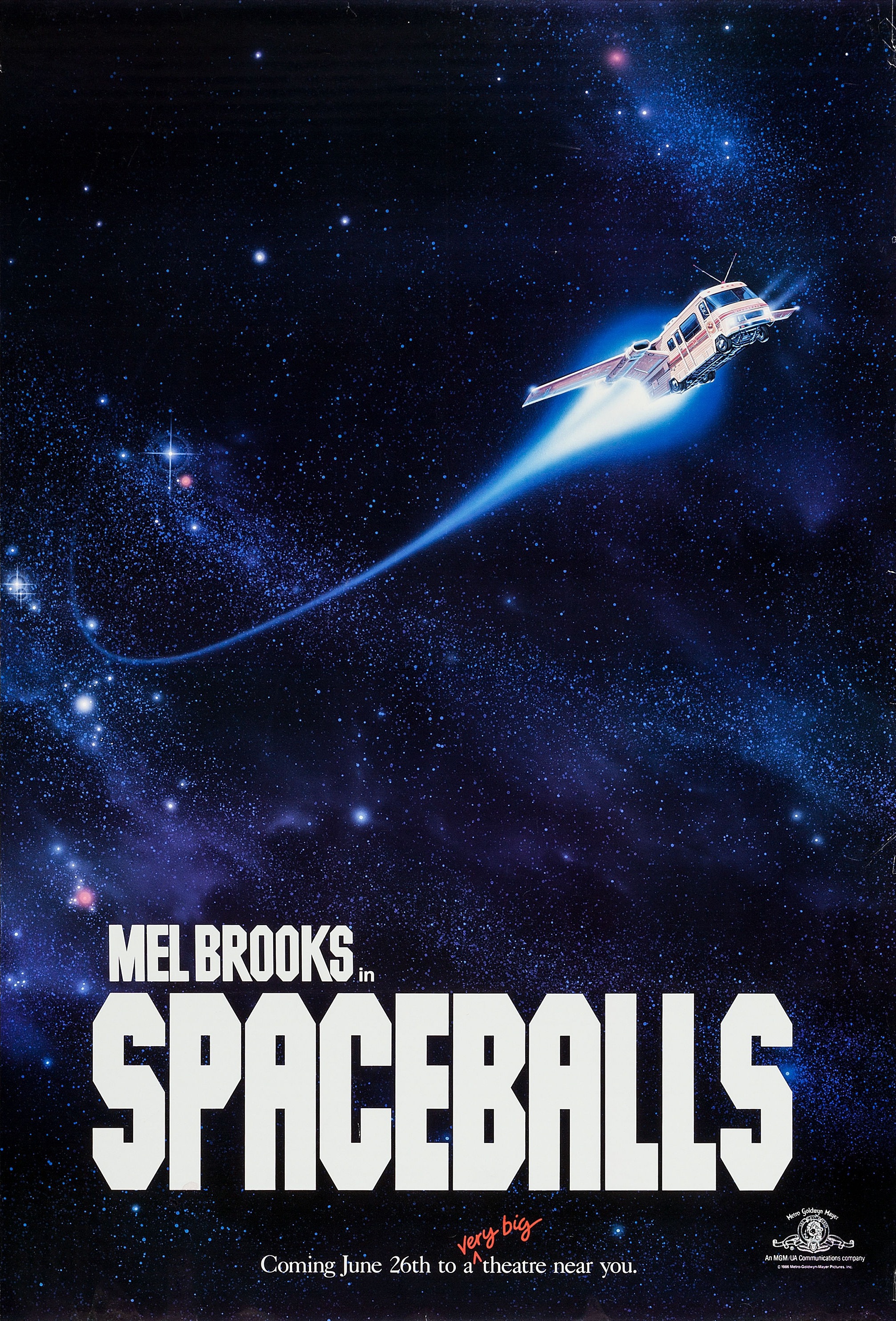 Mega Sized Movie Poster Image for Spaceballs (#1 of 2)