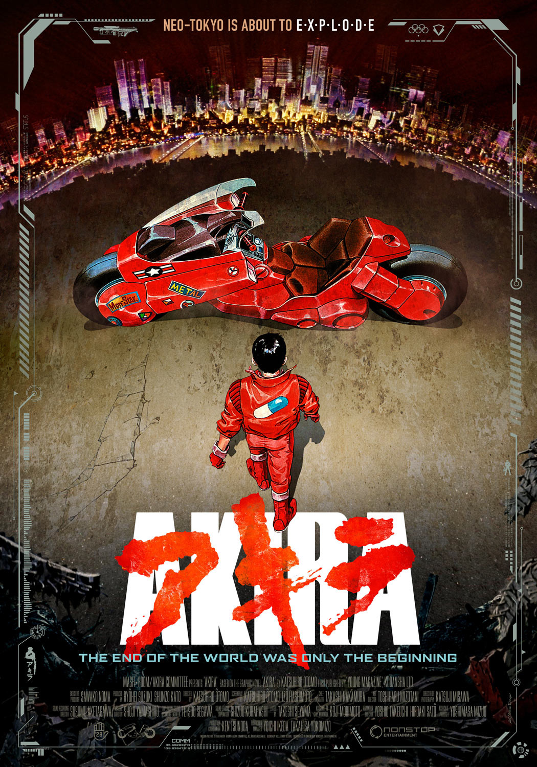 Extra Large Movie Poster Image for Akira (#3 of 4)
