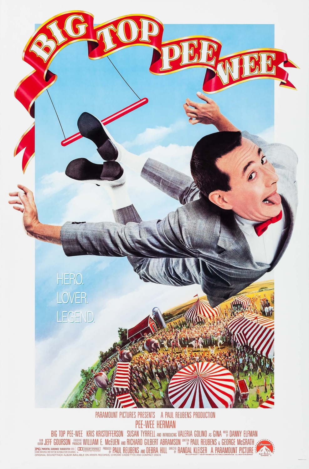 Extra Large Movie Poster Image for Big Top Pee Wee 