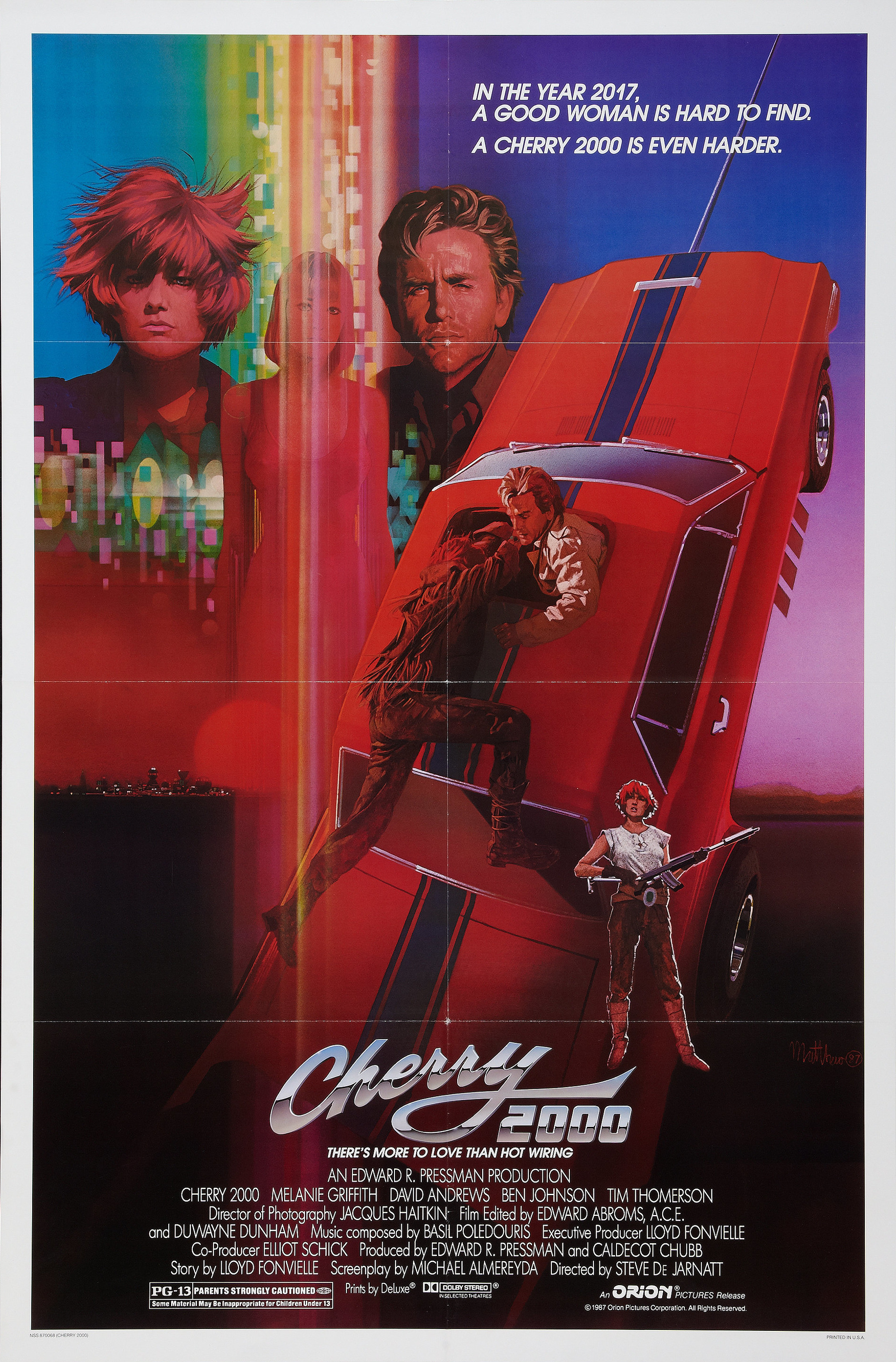 Mega Sized Movie Poster Image for Cherry 2000 (#1 of 2)
