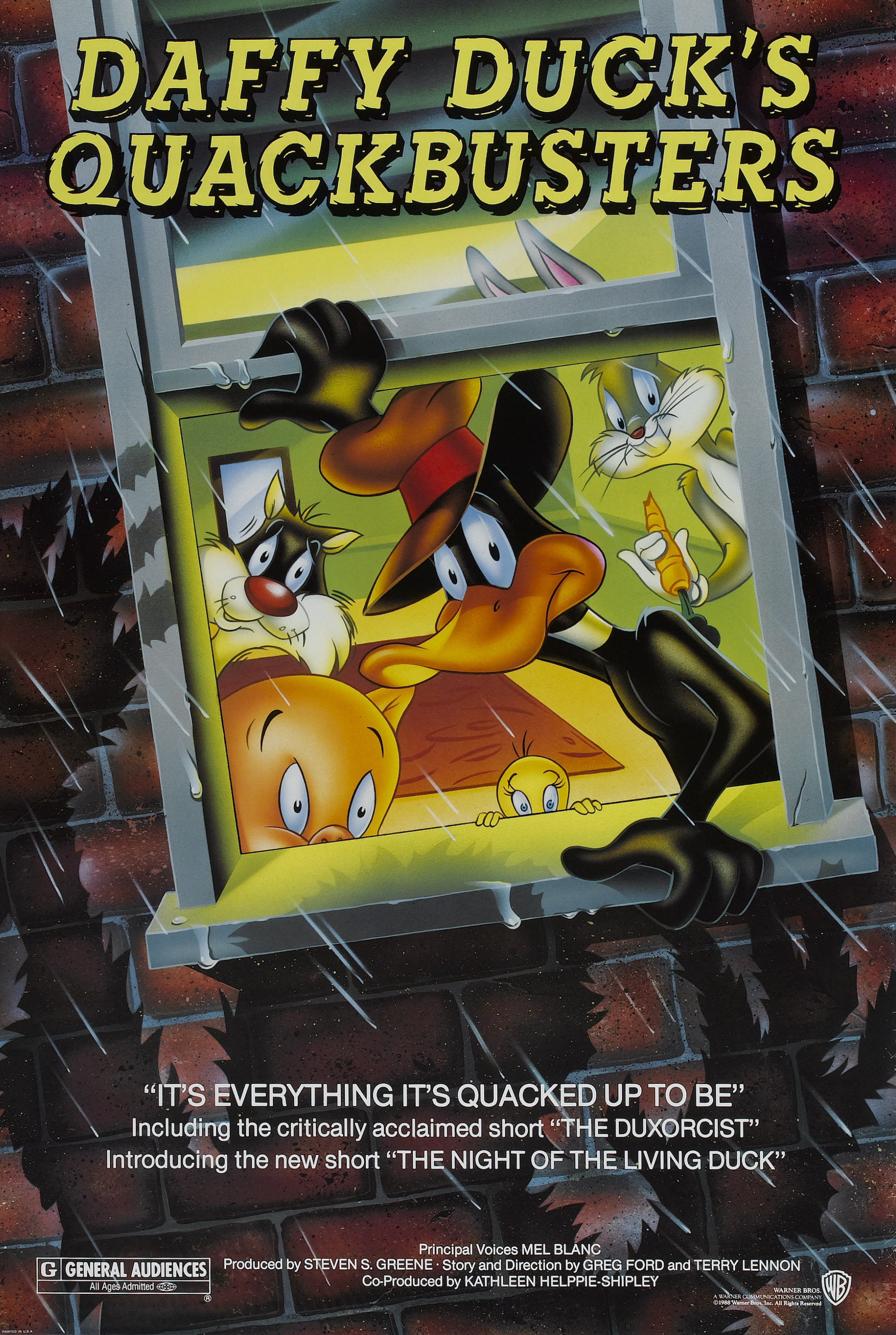 Mega Sized Movie Poster Image for Daffy Duck's Quackbusters 