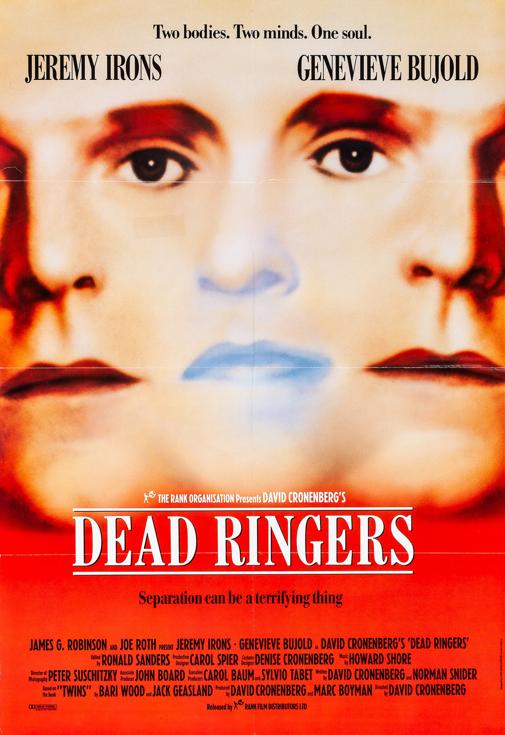 Extra Large Movie Poster Image for Dead Ringers (#2 of 3)