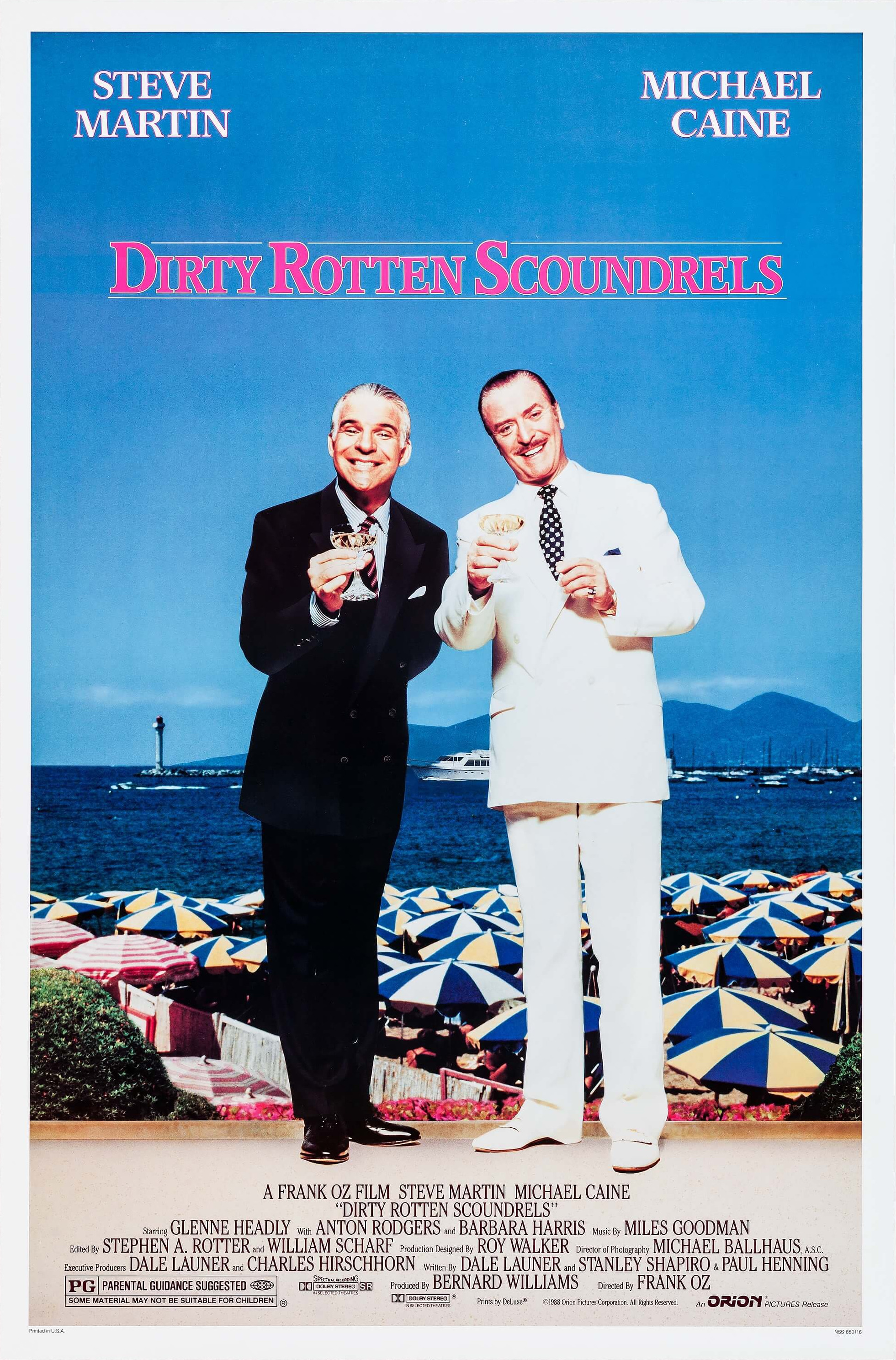 Mega Sized Movie Poster Image for Dirty Rotten Scoundrels 