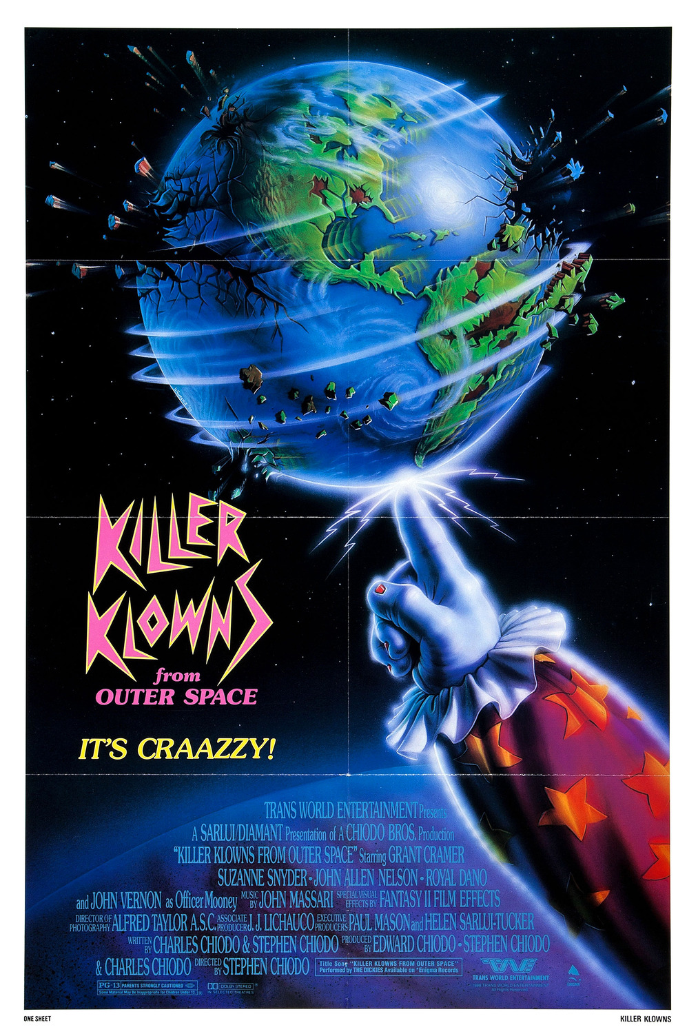 Extra Large Movie Poster Image for Killer Klowns from Outer Space 