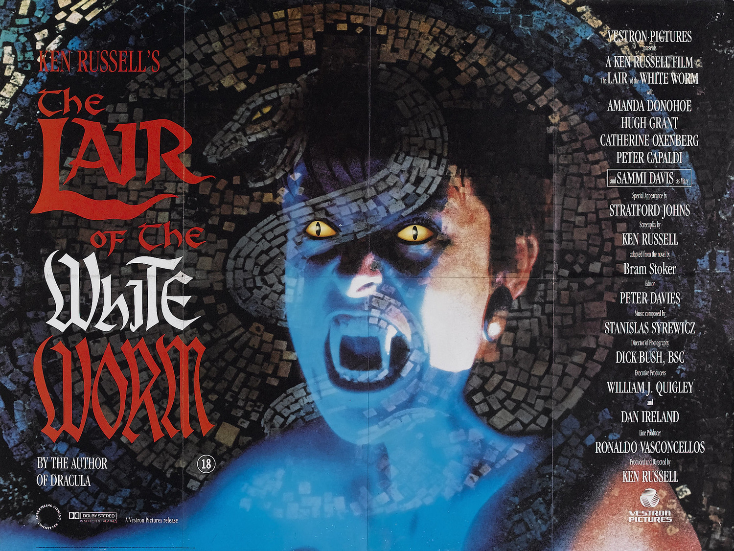 Extra Large Movie Poster Image for The Lair of the White Worm (#2 of 2)