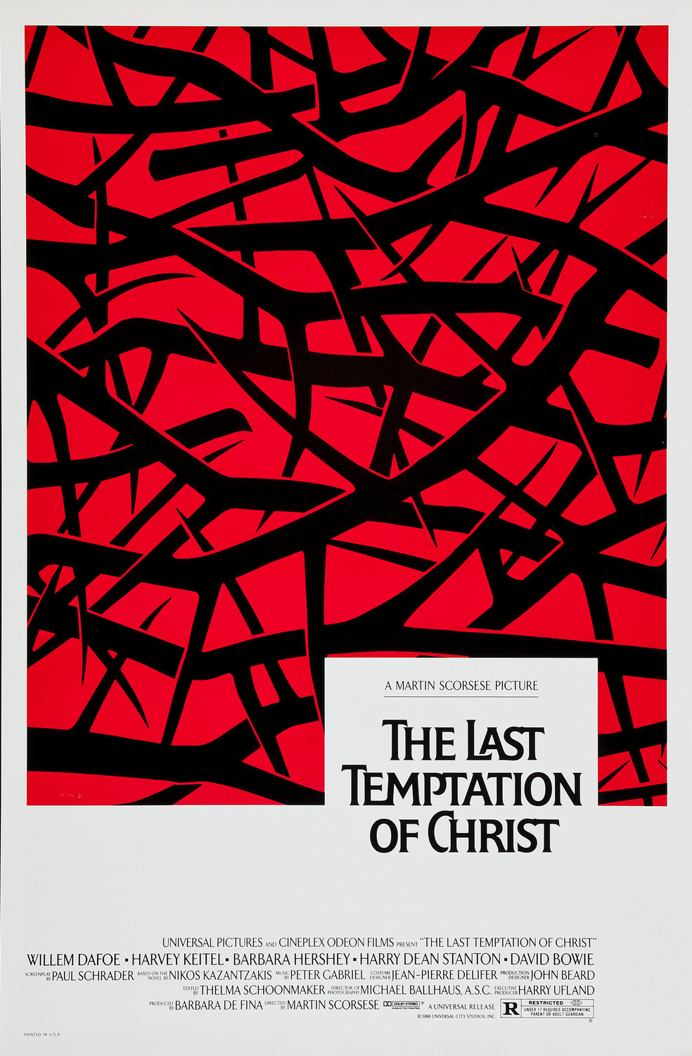Extra Large Movie Poster Image for The Last Temptation of Christ (#1 of 2)