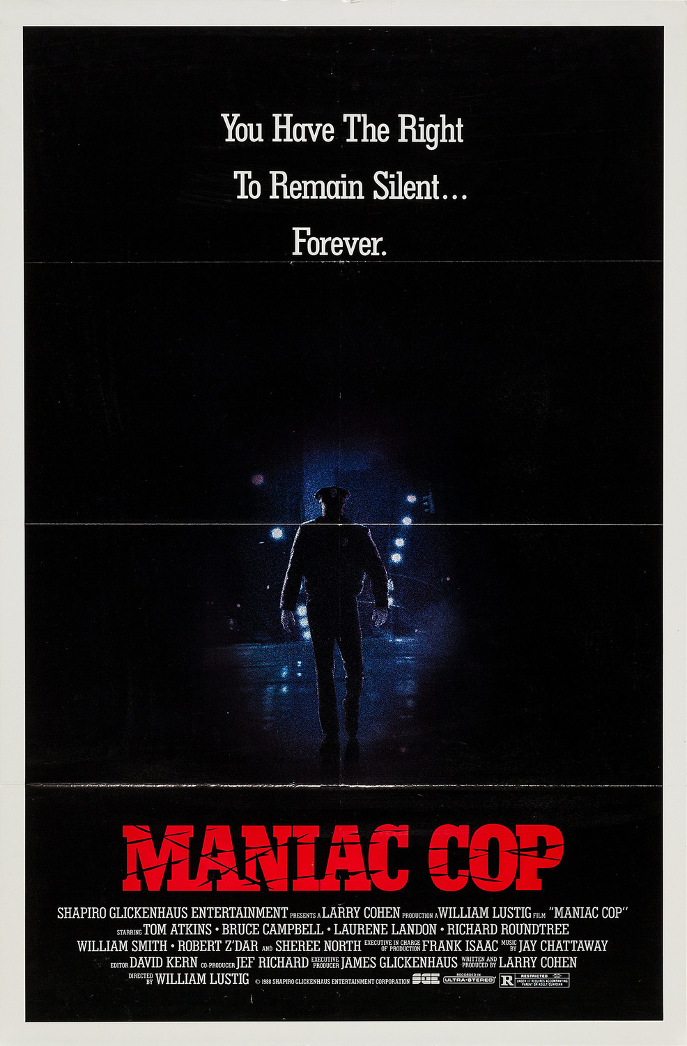 Extra Large Movie Poster Image for Maniac Cop (#2 of 3)