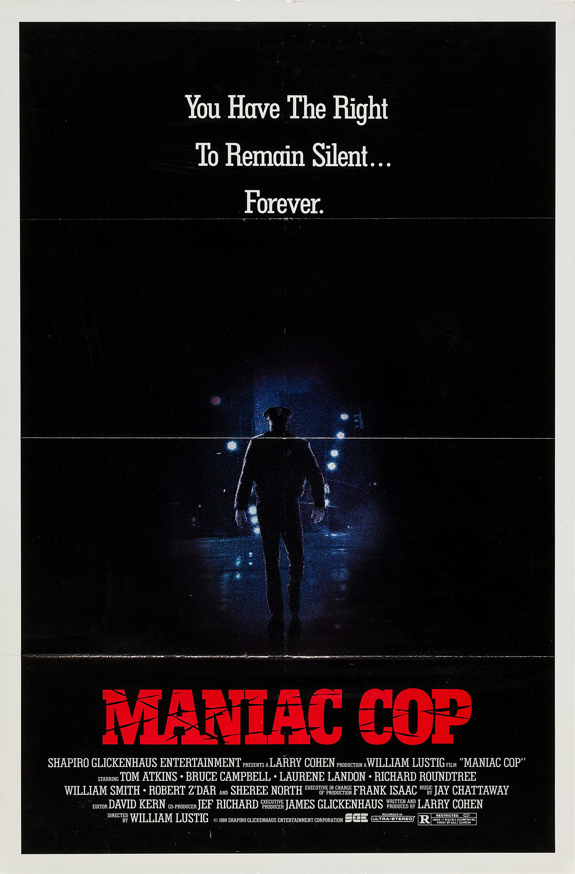 Mega Sized Movie Poster Image for Maniac Cop (#2 of 3)