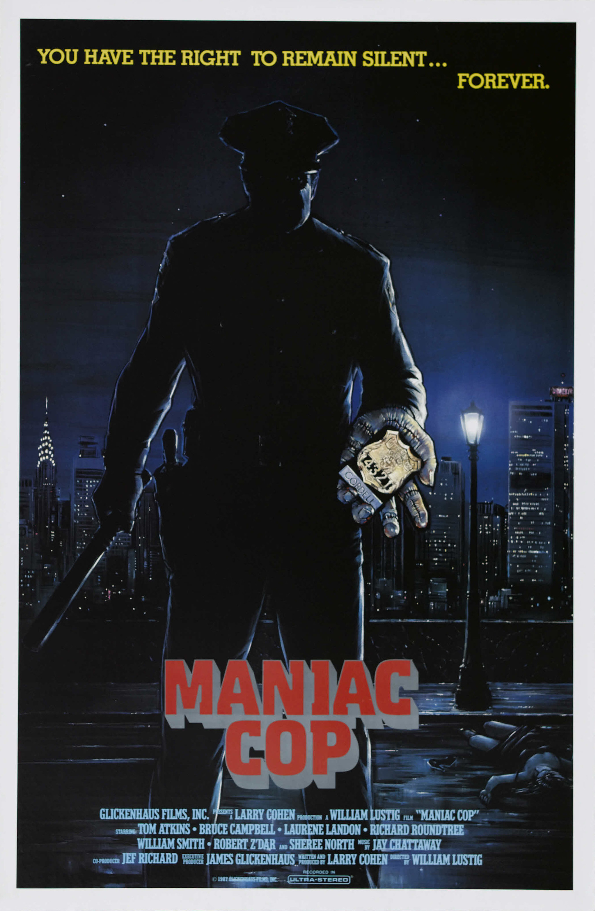 Mega Sized Movie Poster Image for Maniac Cop (#3 of 3)