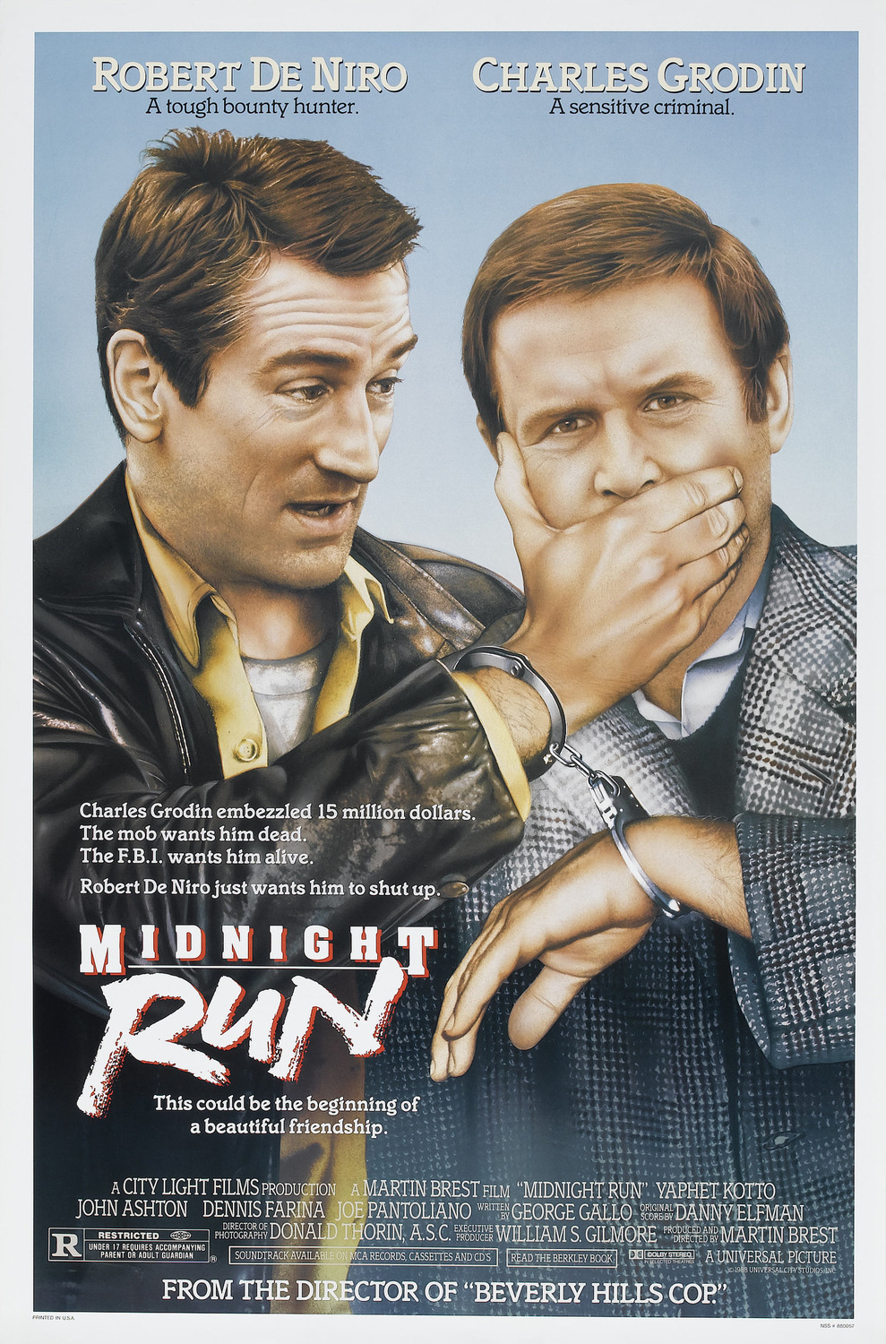 Extra Large Movie Poster Image for Midnight Run (#1 of 3)