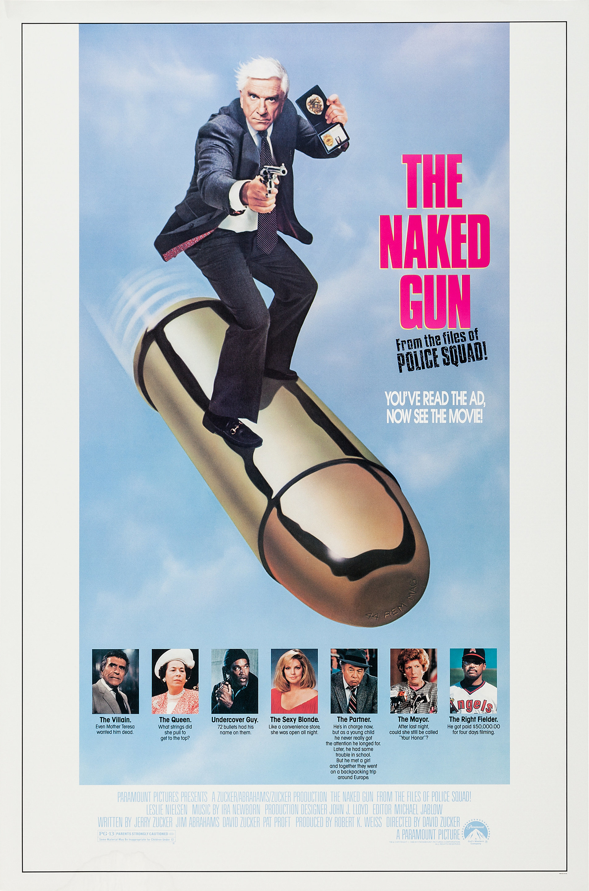 Mega Sized Movie Poster Image for The Naked Gun: From the Files of Police Squad! 