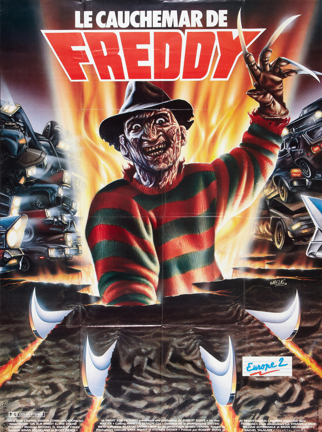 Extra Large Movie Poster Image for A Nightmare on Elm Street 4: The Dream Master (#5 of 5)