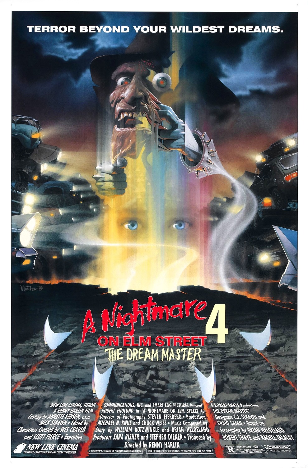 Extra Large Movie Poster Image for A Nightmare on Elm Street 4: The Dream Master (#1 of 5)