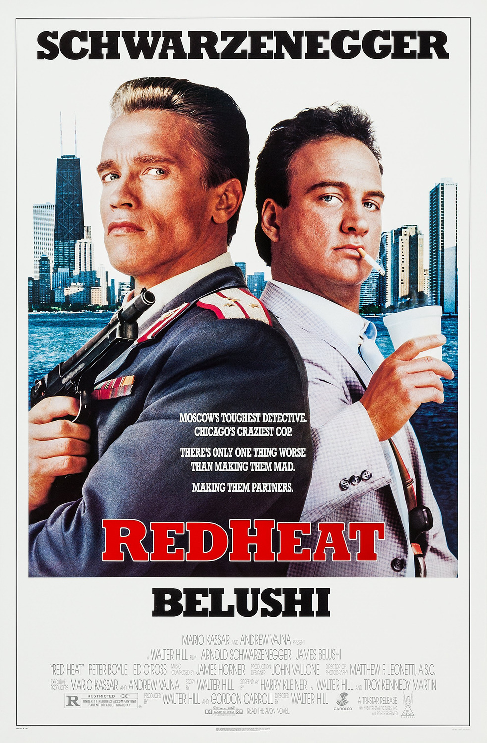 Extra Large Movie Poster Image for Red Heat 