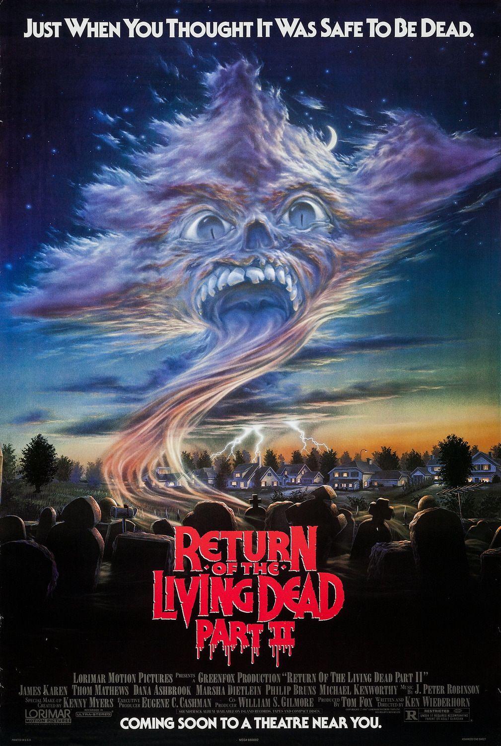 Extra Large Movie Poster Image for Return of the Living Dead Part II (#1 of 2)