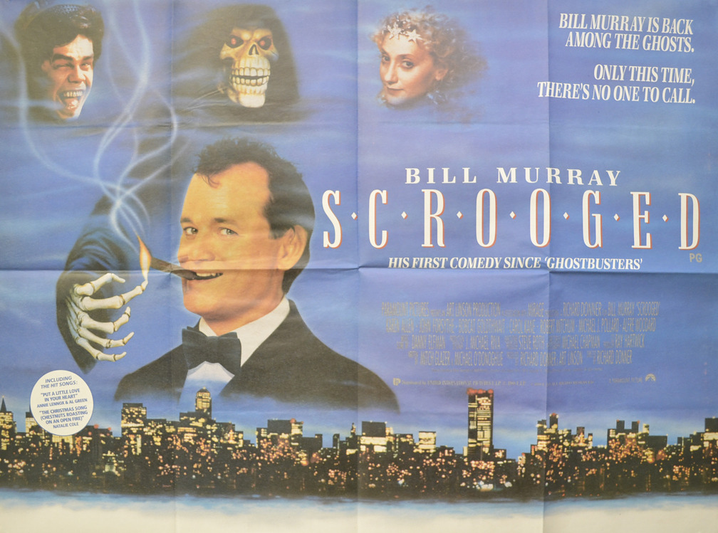 Extra Large Movie Poster Image for Scrooged (#3 of 3)