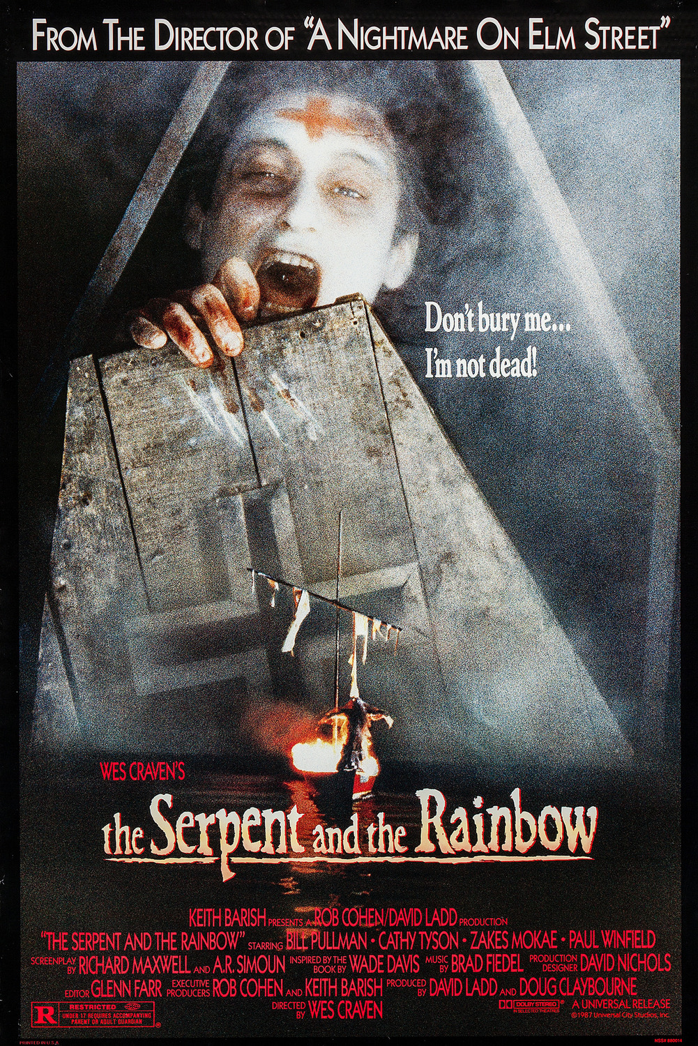 Extra Large Movie Poster Image for The Serpent and the Rainbow 