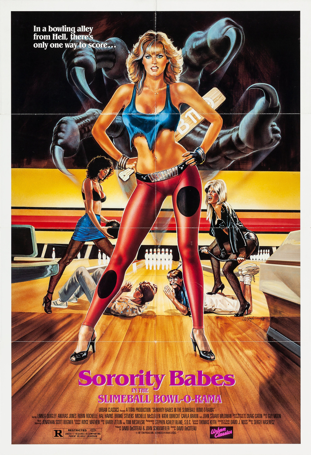 Extra Large Movie Poster Image for Sorority Babes in the Slimeball Bowl-O-Rama 
