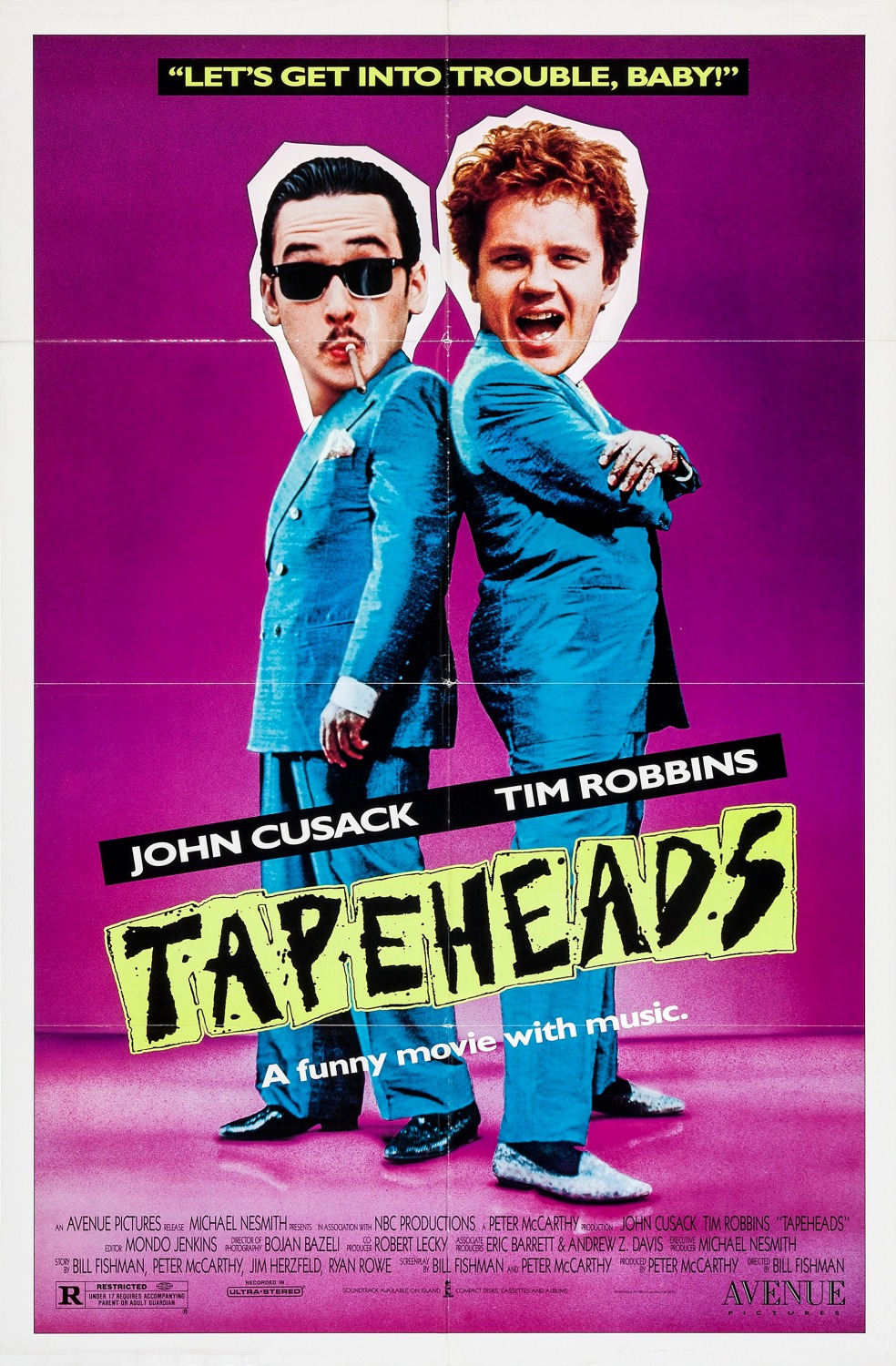 Extra Large Movie Poster Image for Tapeheads 