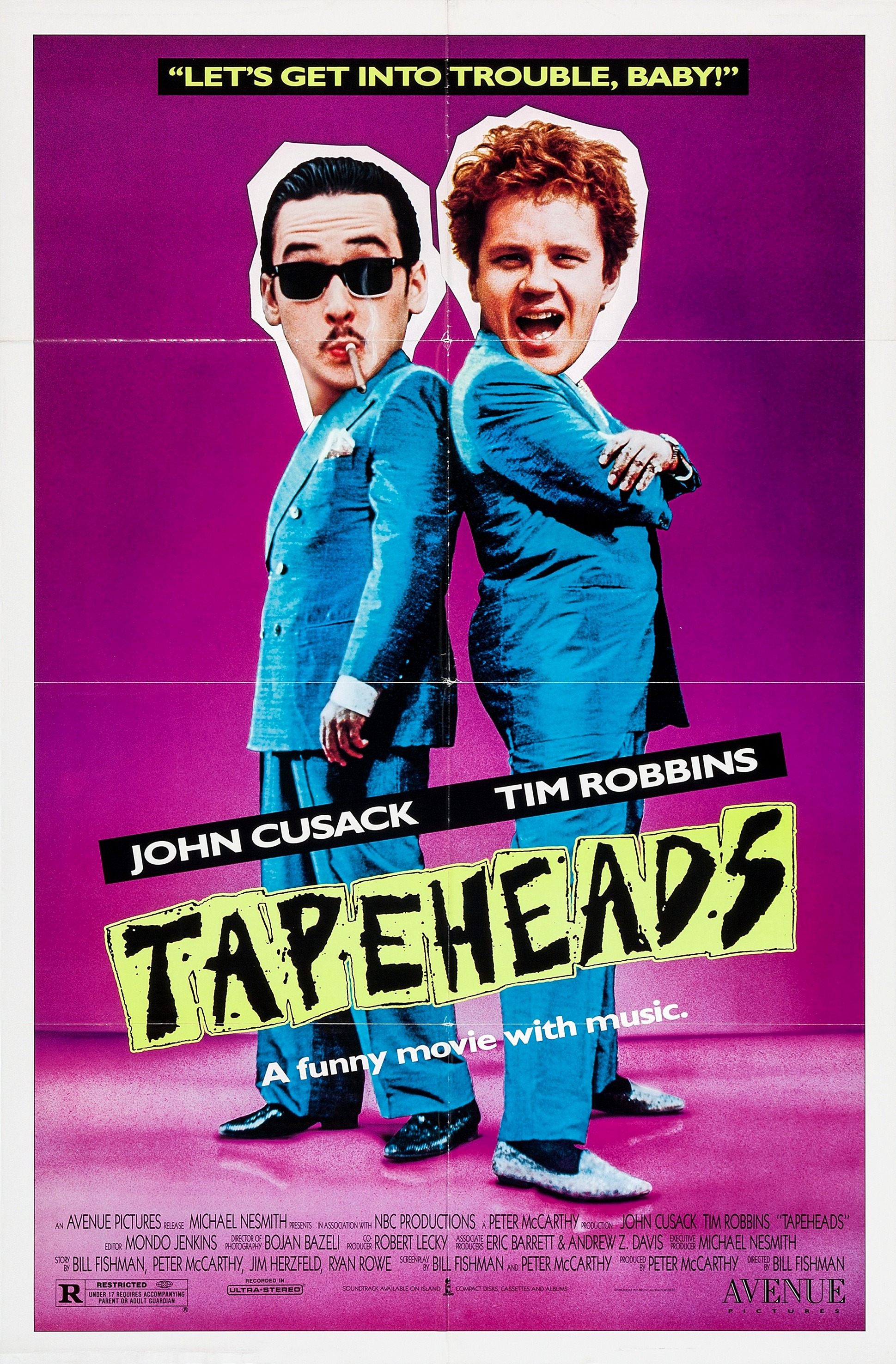 Mega Sized Movie Poster Image for Tapeheads 