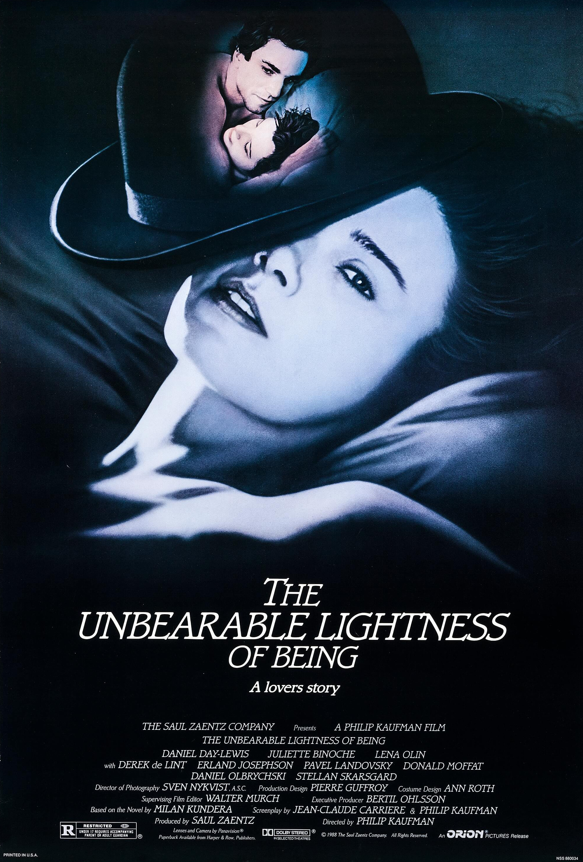 Mega Sized Movie Poster Image for The Unbearable Lightness of Being 