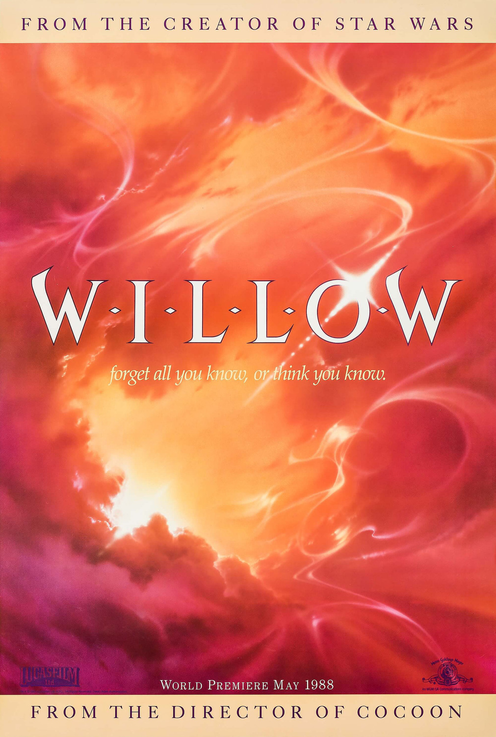 Extra Large Movie Poster Image for Willow (#1 of 4)