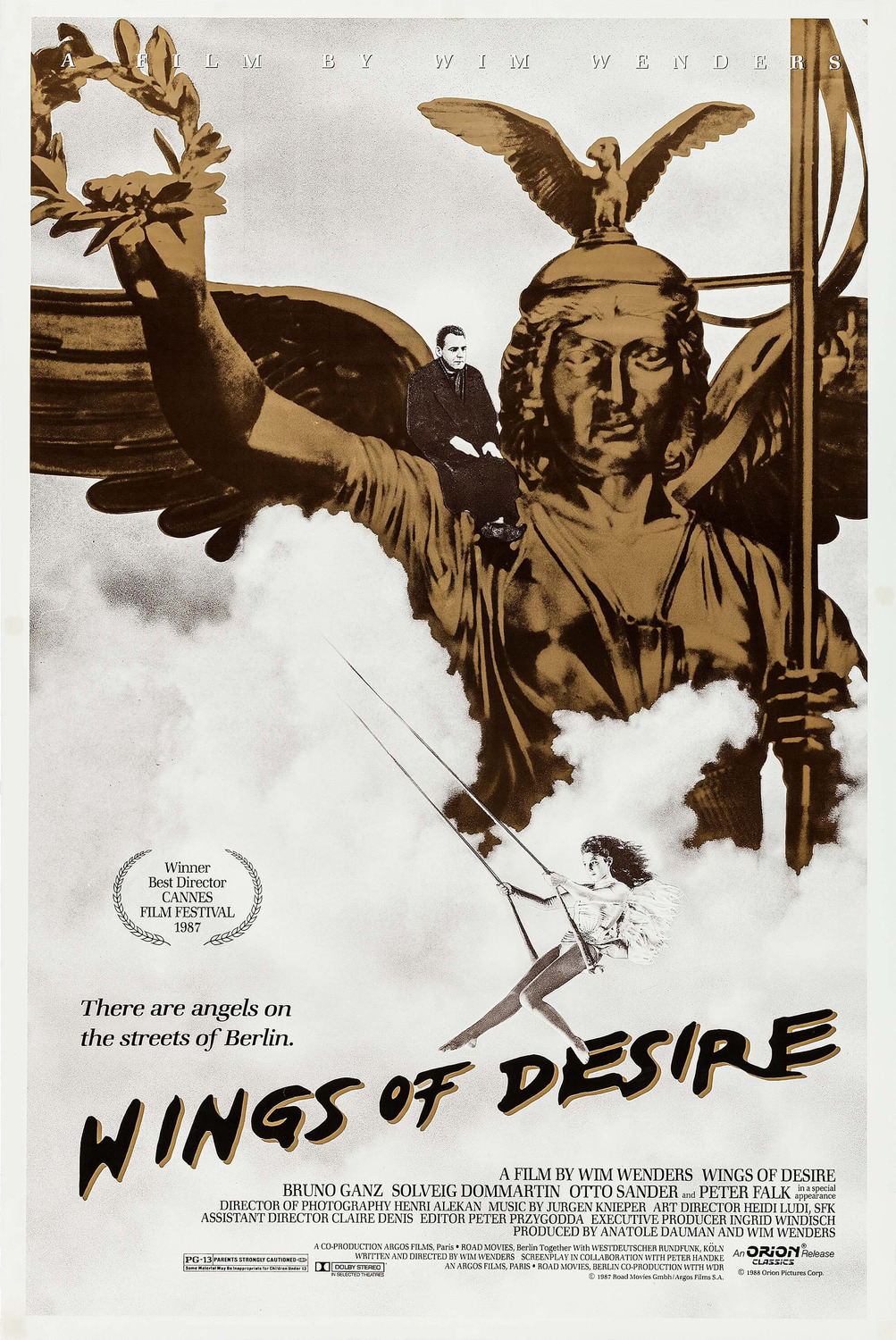 Extra Large Movie Poster Image for Wings of Desire (#1 of 4)