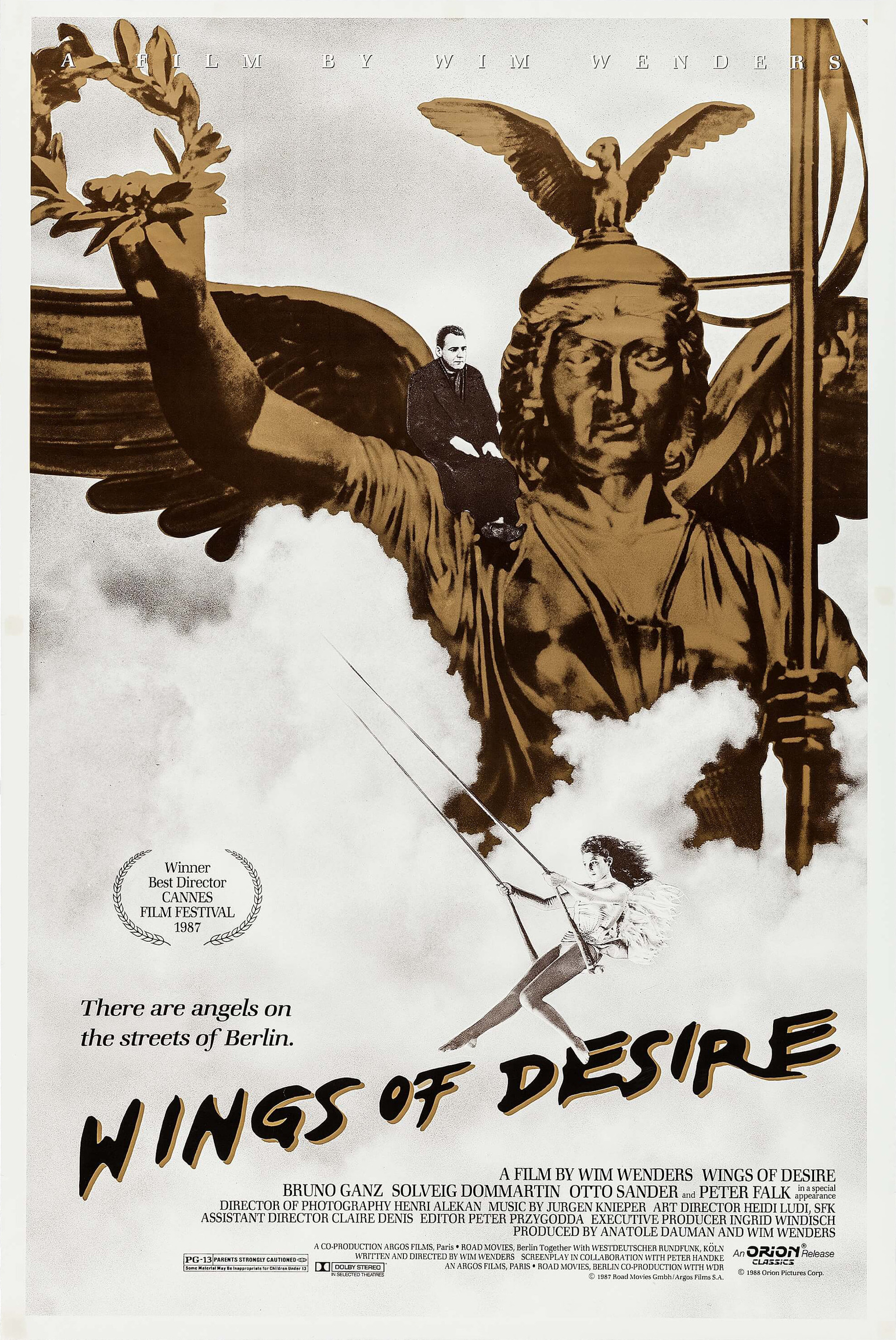 Mega Sized Movie Poster Image for Wings of Desire (#1 of 4)