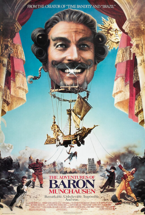 The Adventures of Baron Munchausen Movie Poster