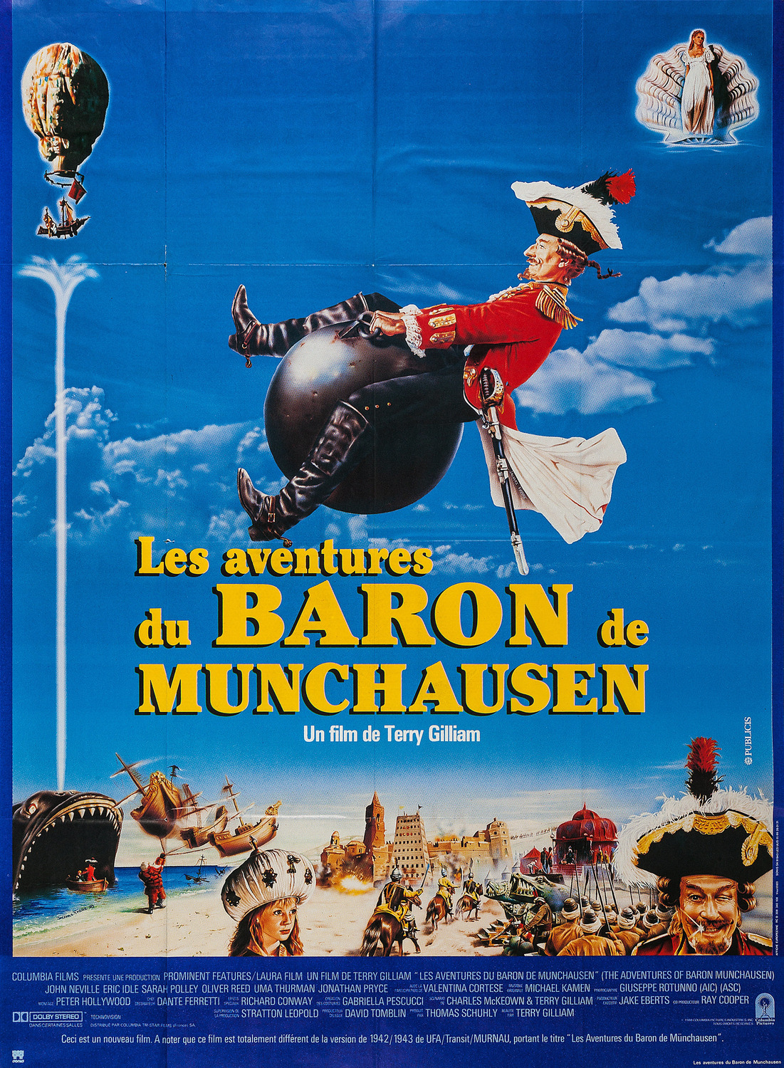 Extra Large Movie Poster Image for The Adventures of Baron Munchausen (#2 of 2)