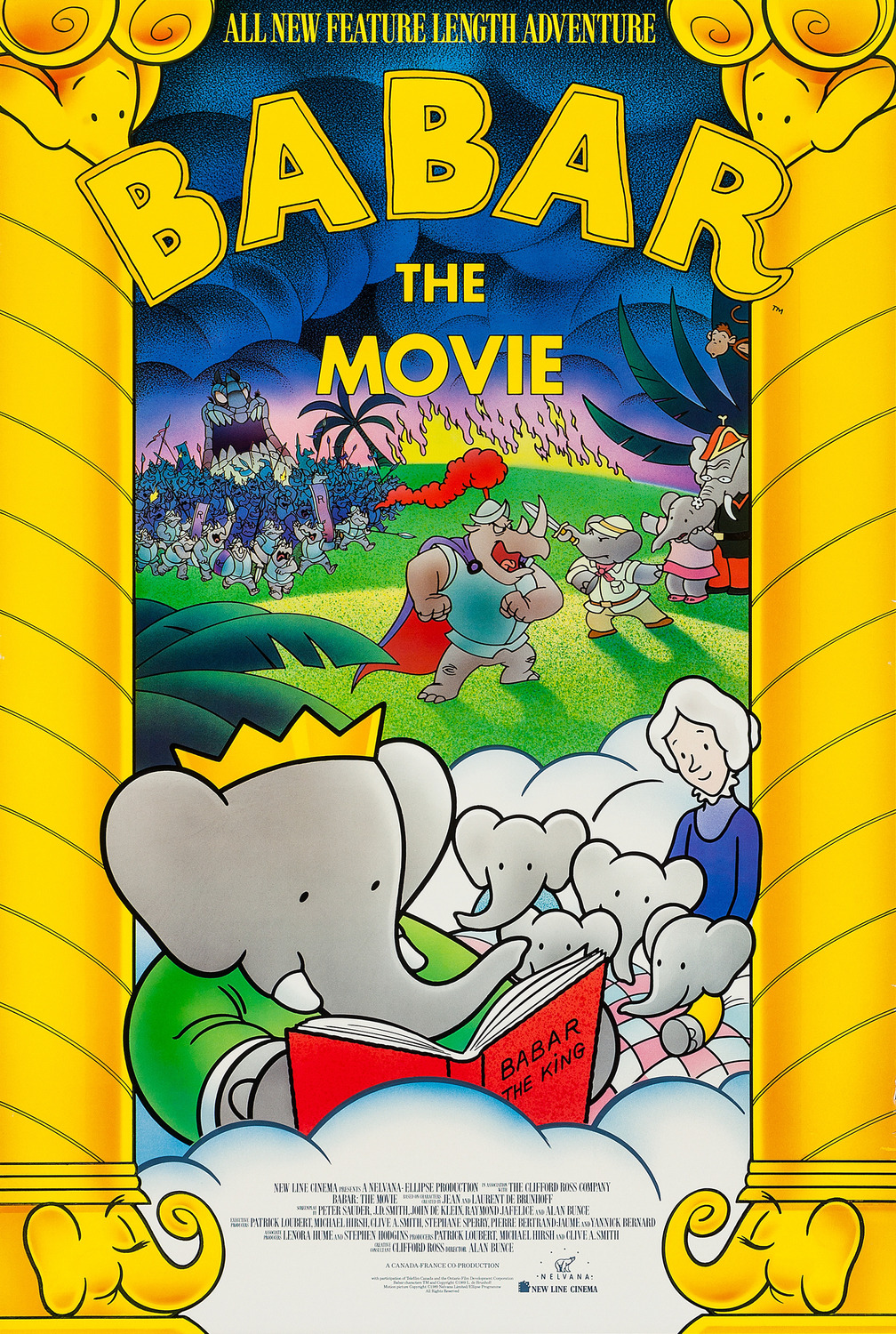 Extra Large Movie Poster Image for Babar: The Movie (#2 of 2)