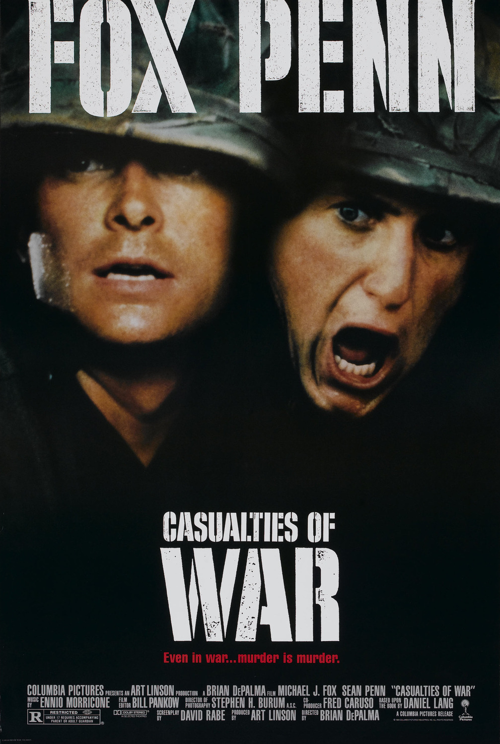 Extra Large Movie Poster Image for Casualties of War (#1 of 2)