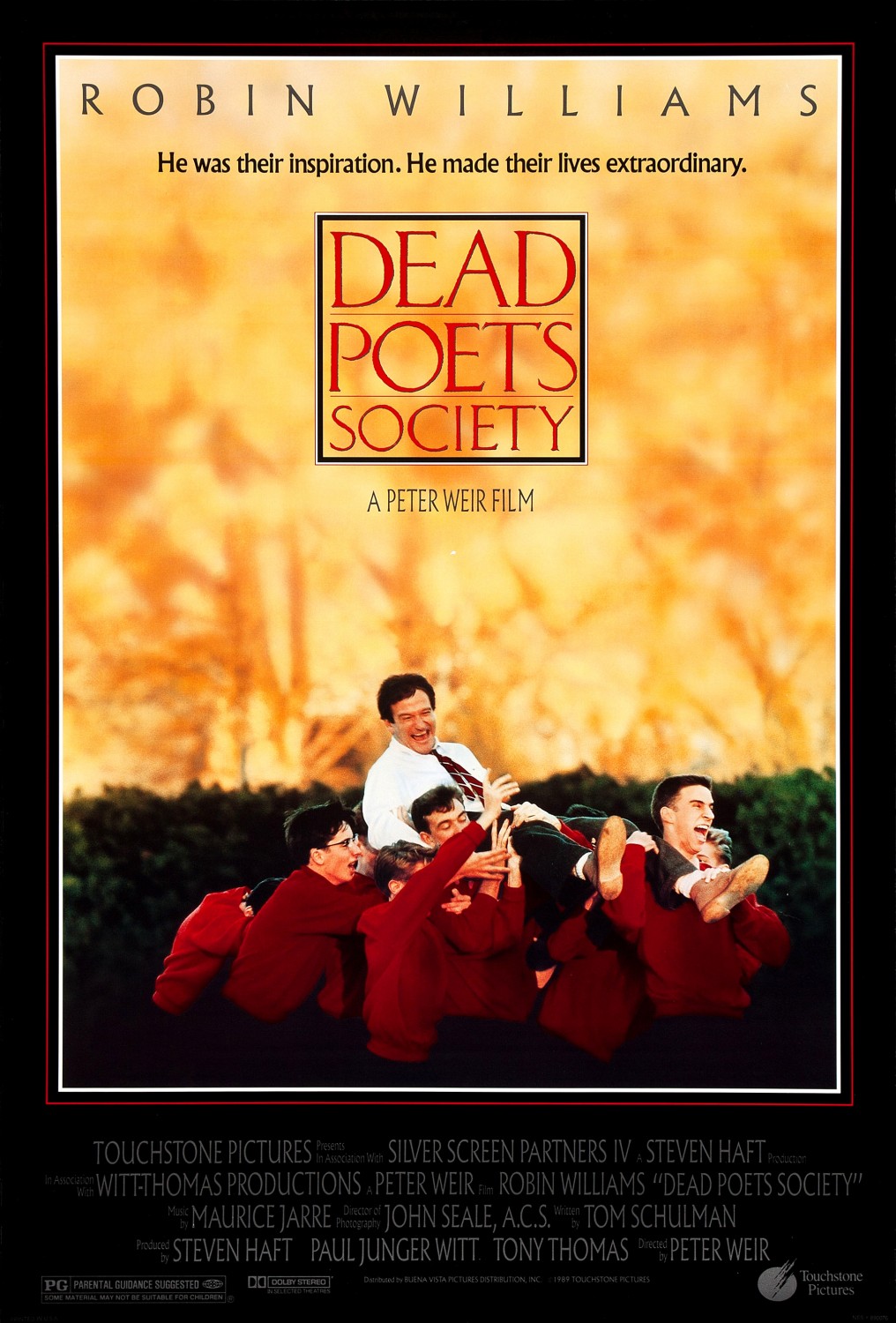 Extra Large Movie Poster Image for Dead Poets Society 