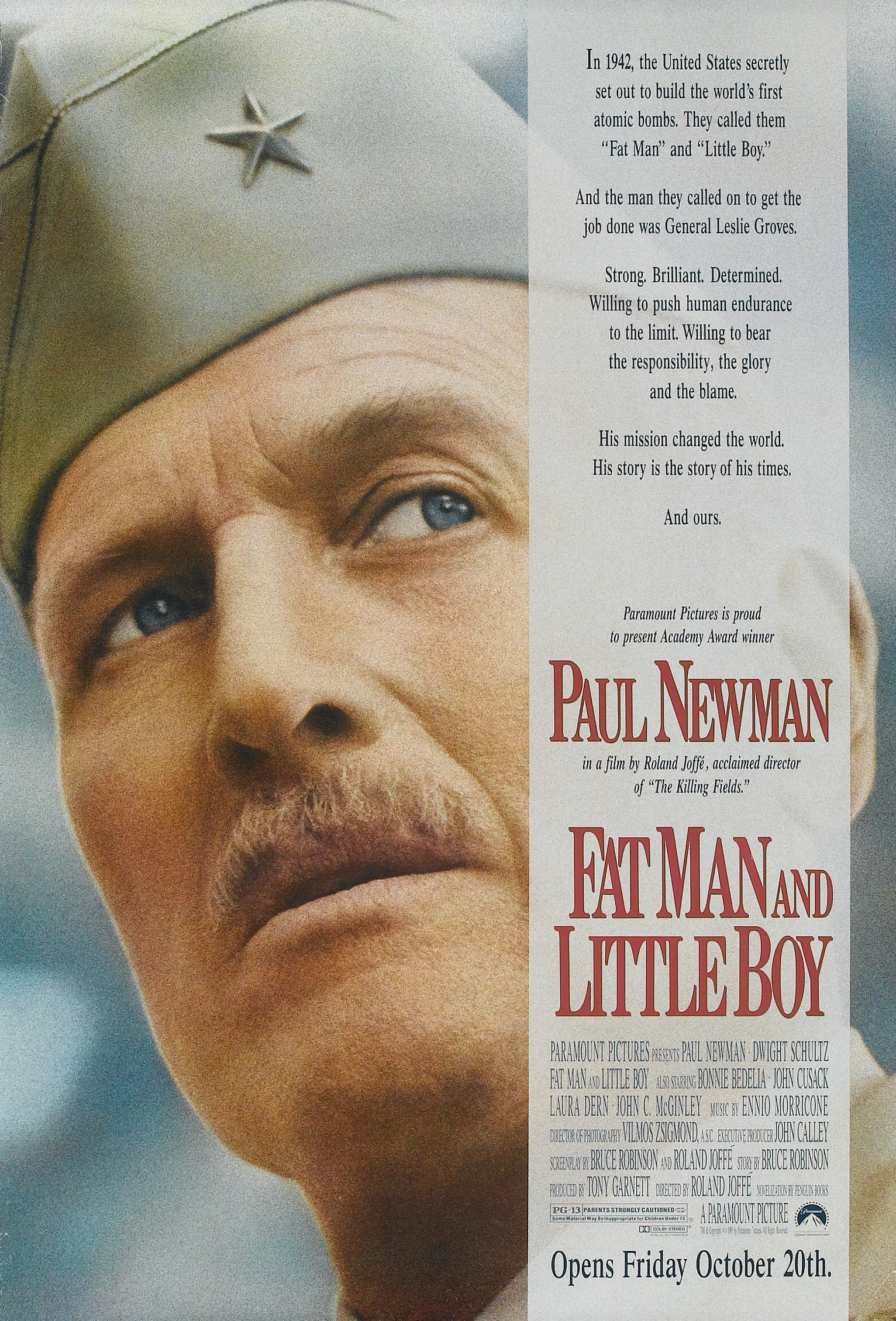 Mega Sized Movie Poster Image for Fat Man and Little Boy (#1 of 2)