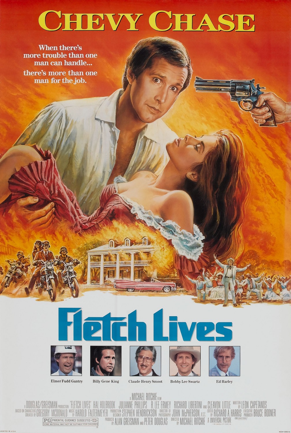 Extra Large Movie Poster Image for Fletch Lives 