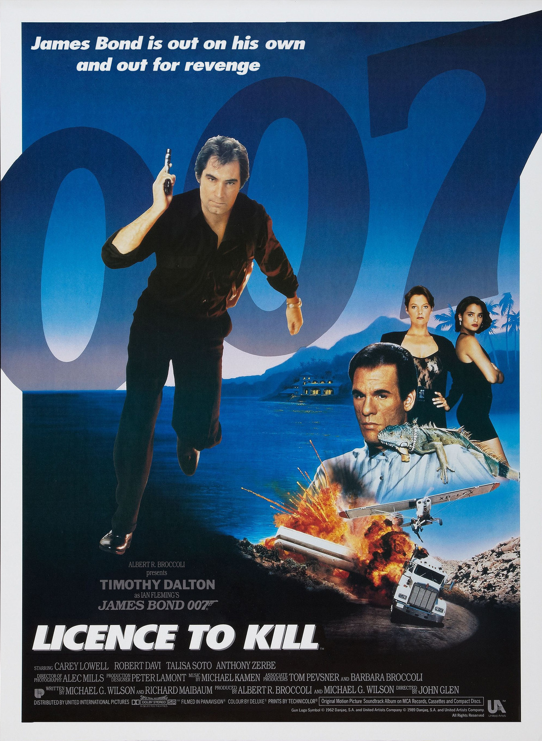 Extra Large Movie Poster Image for Licence to Kill (#3 of 3)